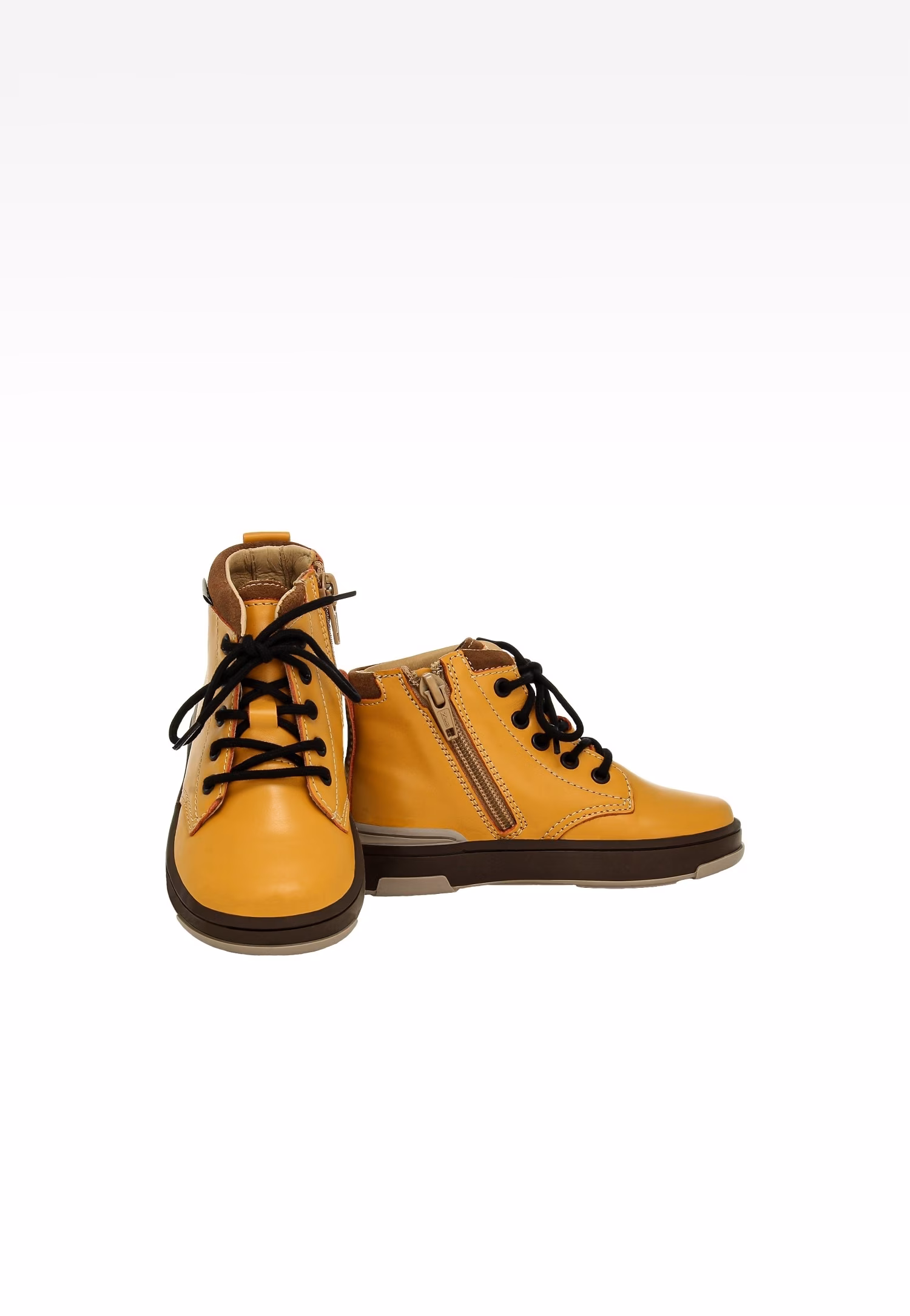 Błękitno-białe skórzane trampki BARTEK 1112104