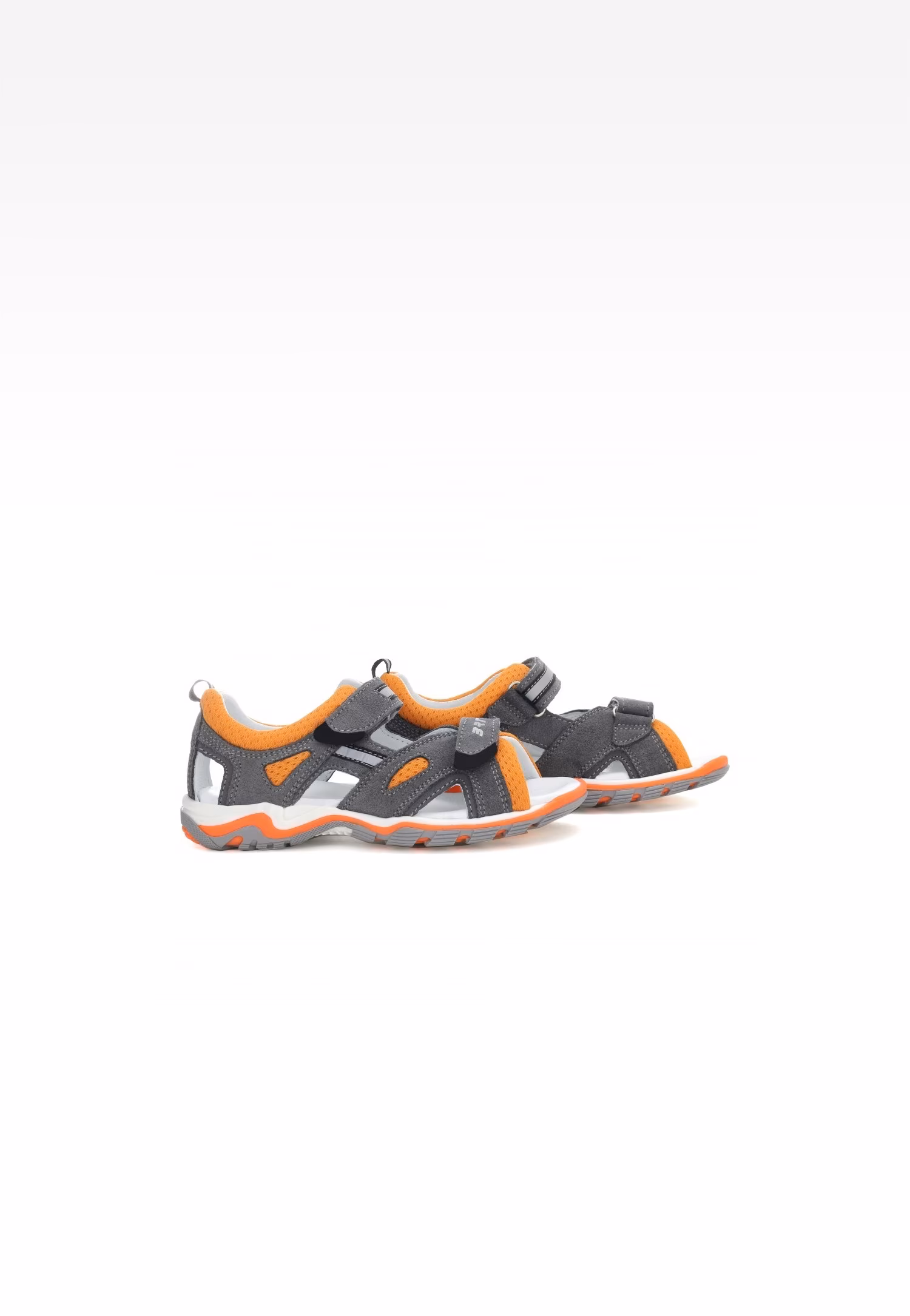 Sandały BARTEK 19176-009, szaro-pomarańczowy