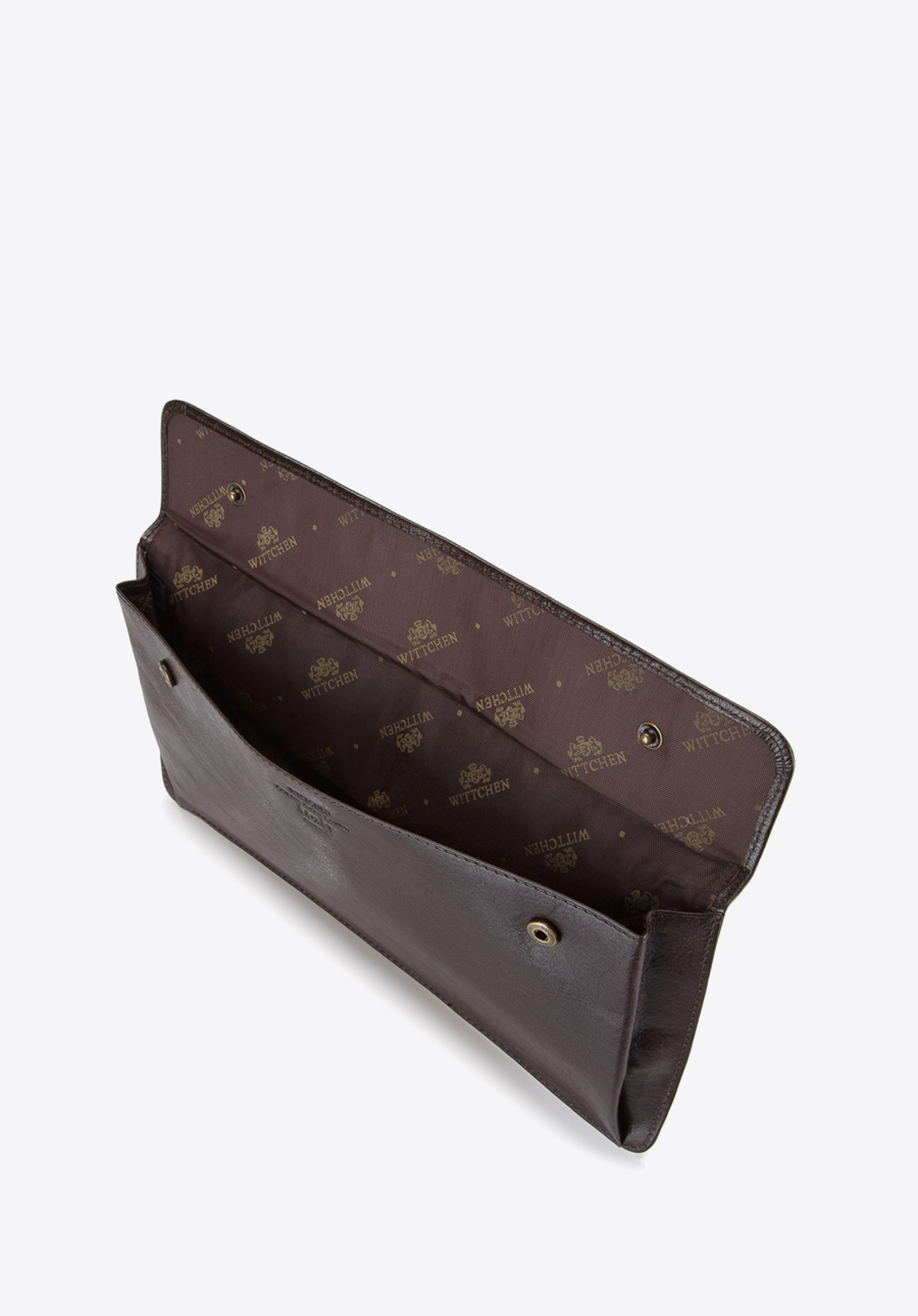 Etui na bilet lotniczy skórzane proste