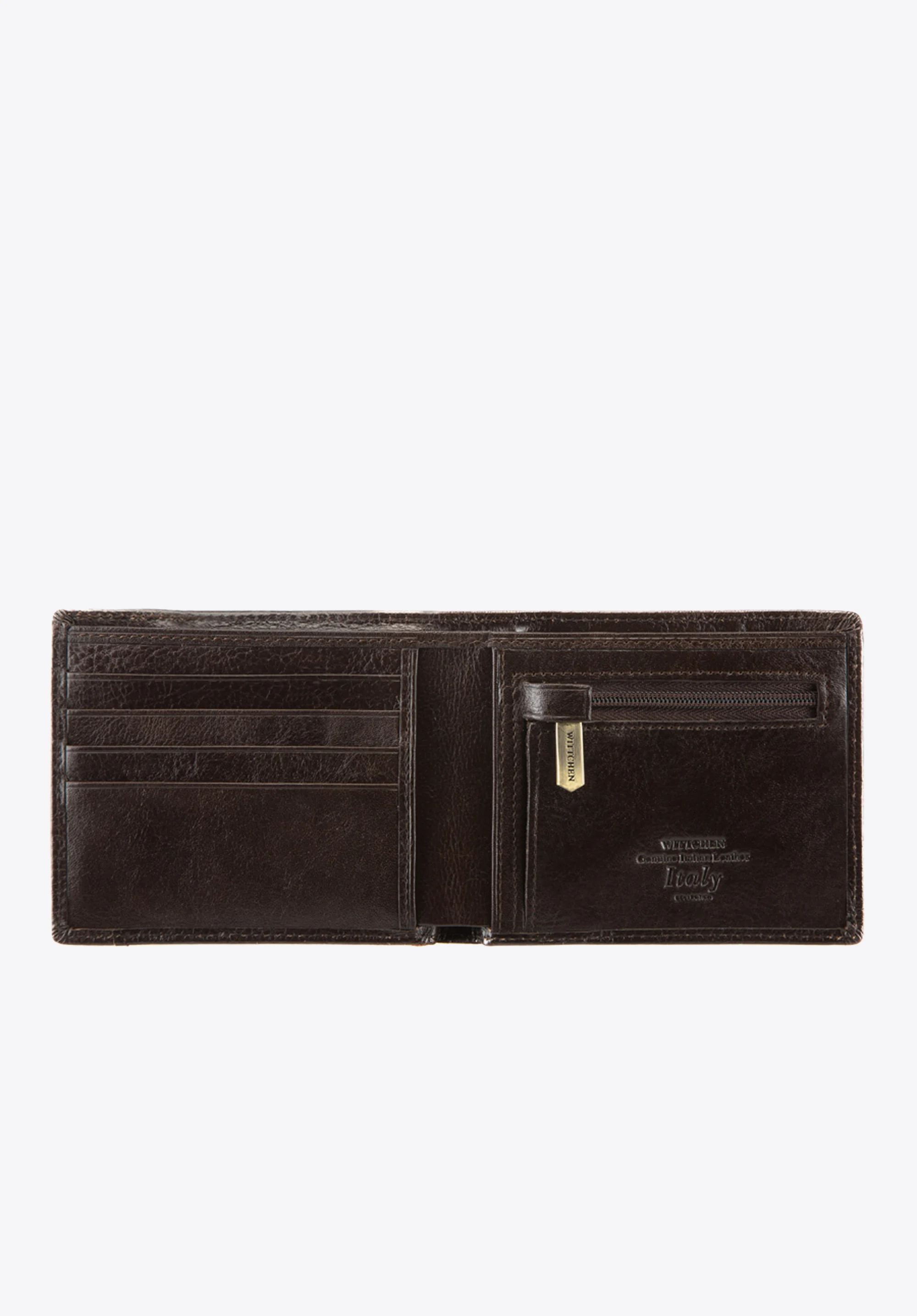 Portfel skórzany z wyjmowanym panelem