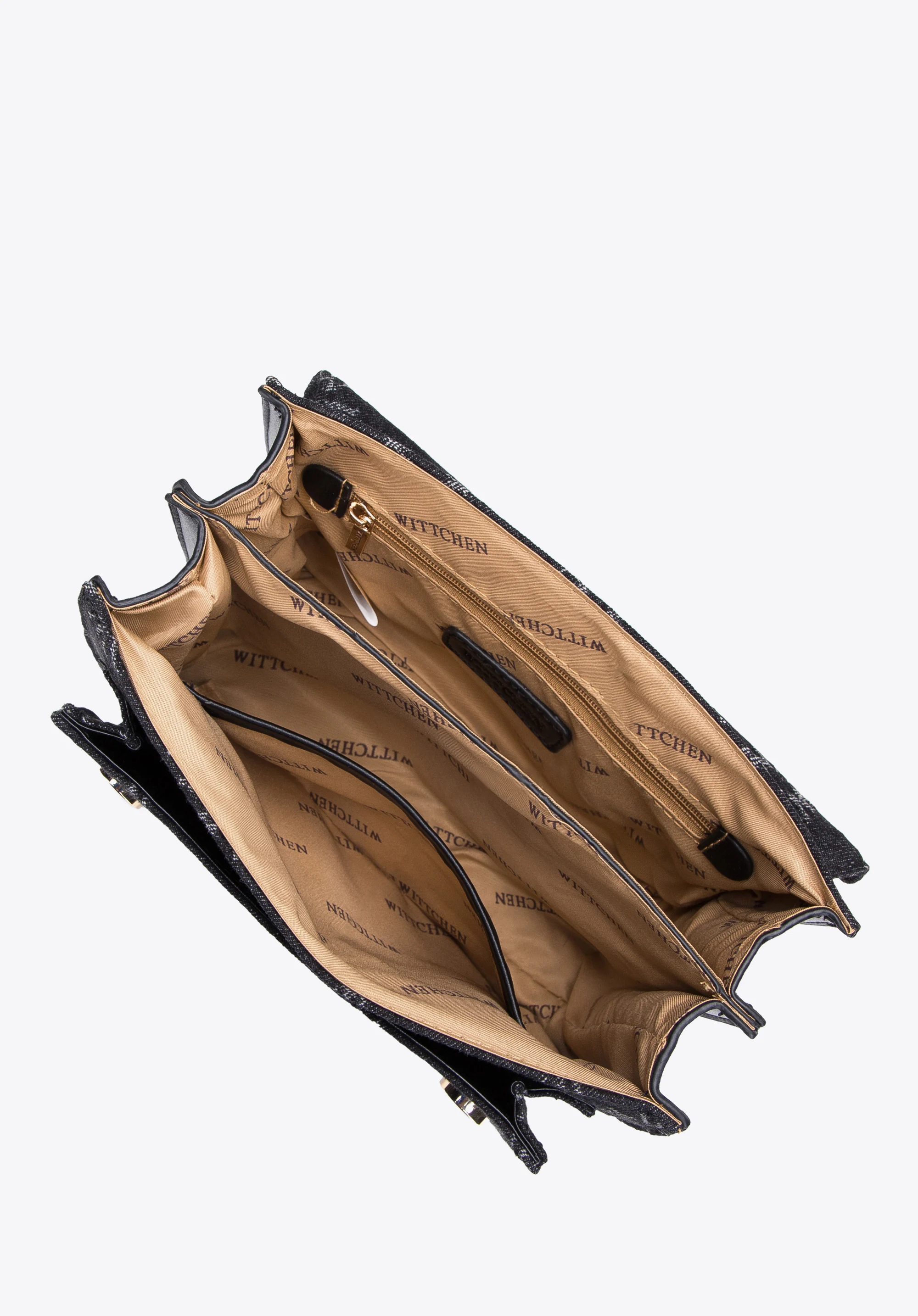 Damska listonoszka dżinsowa w monogram mała