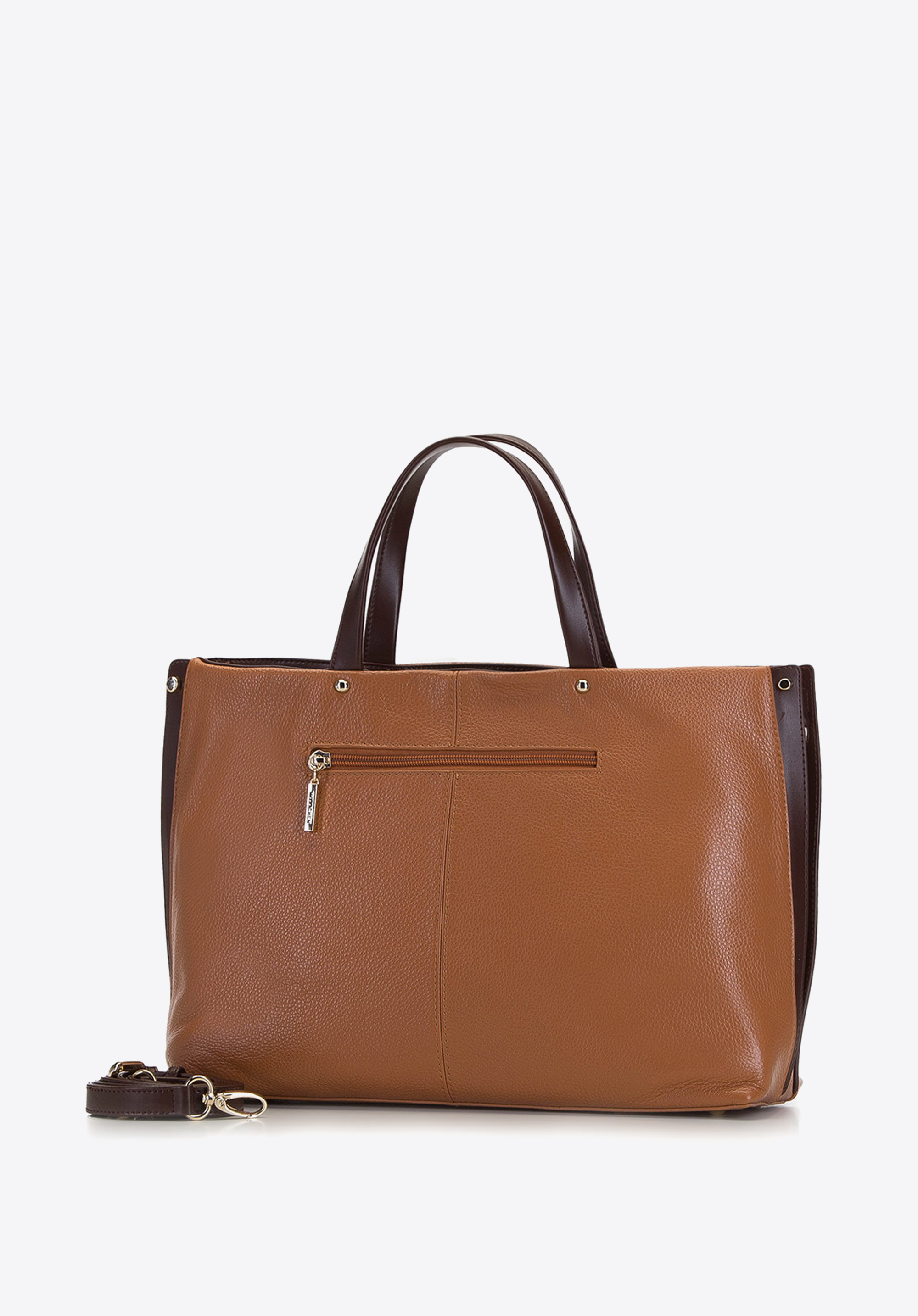 Torba skórzana z kieszenią na laptopa 11”/12”