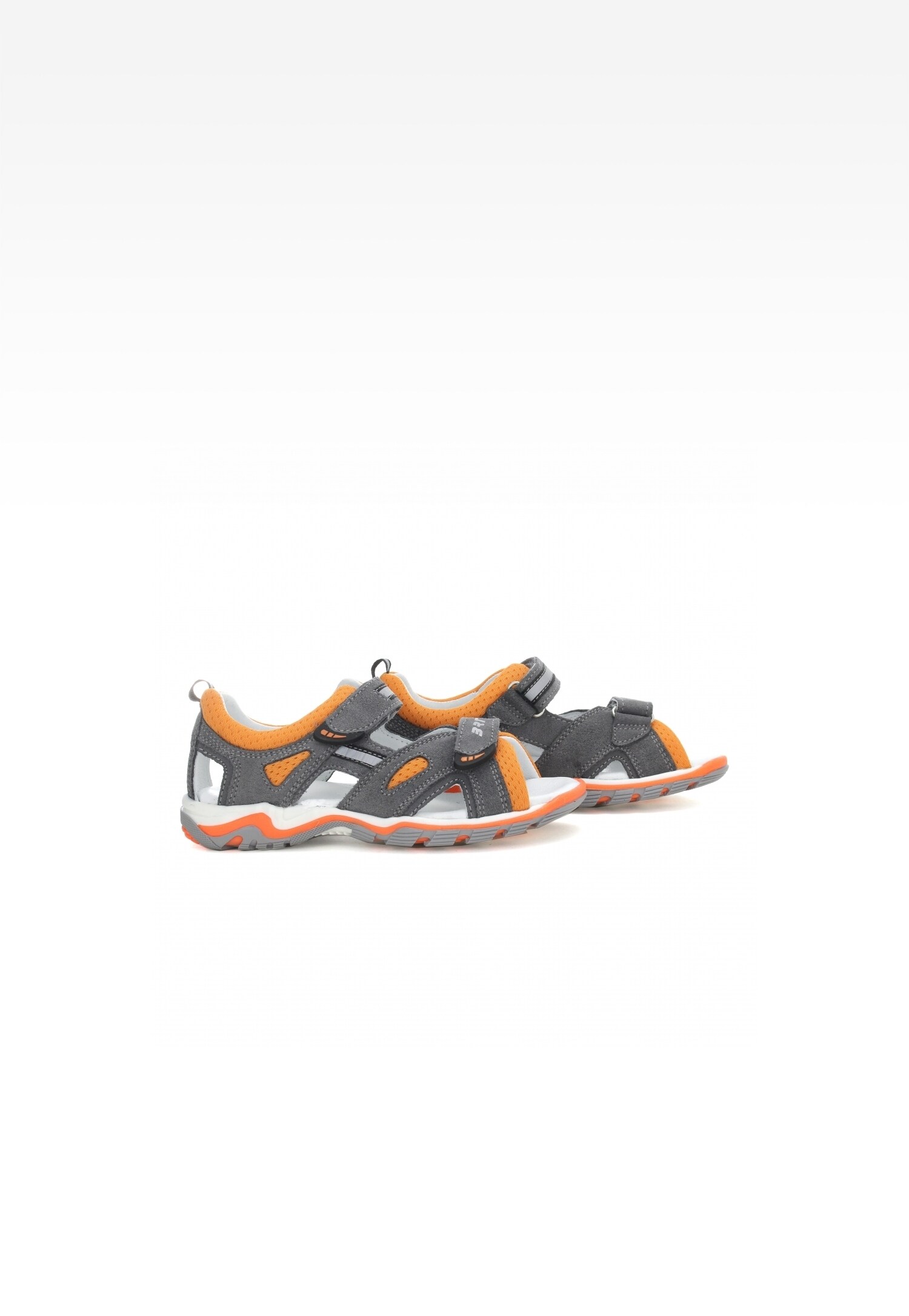 Sandały BARTEK T-19176-5/GR9, dla chłopców, szaro-pomarańczowy