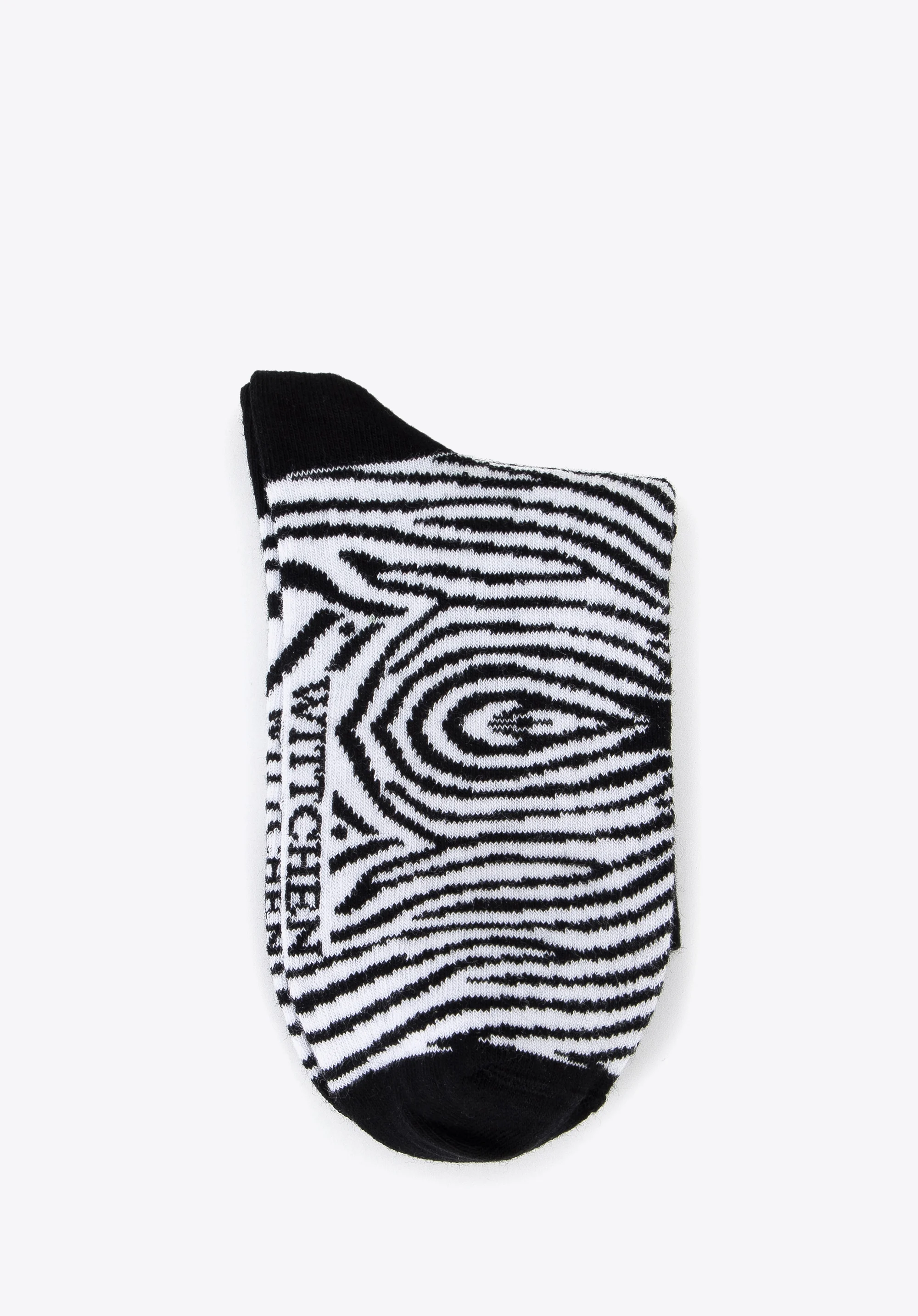 Damskie skarpetki w zebrę