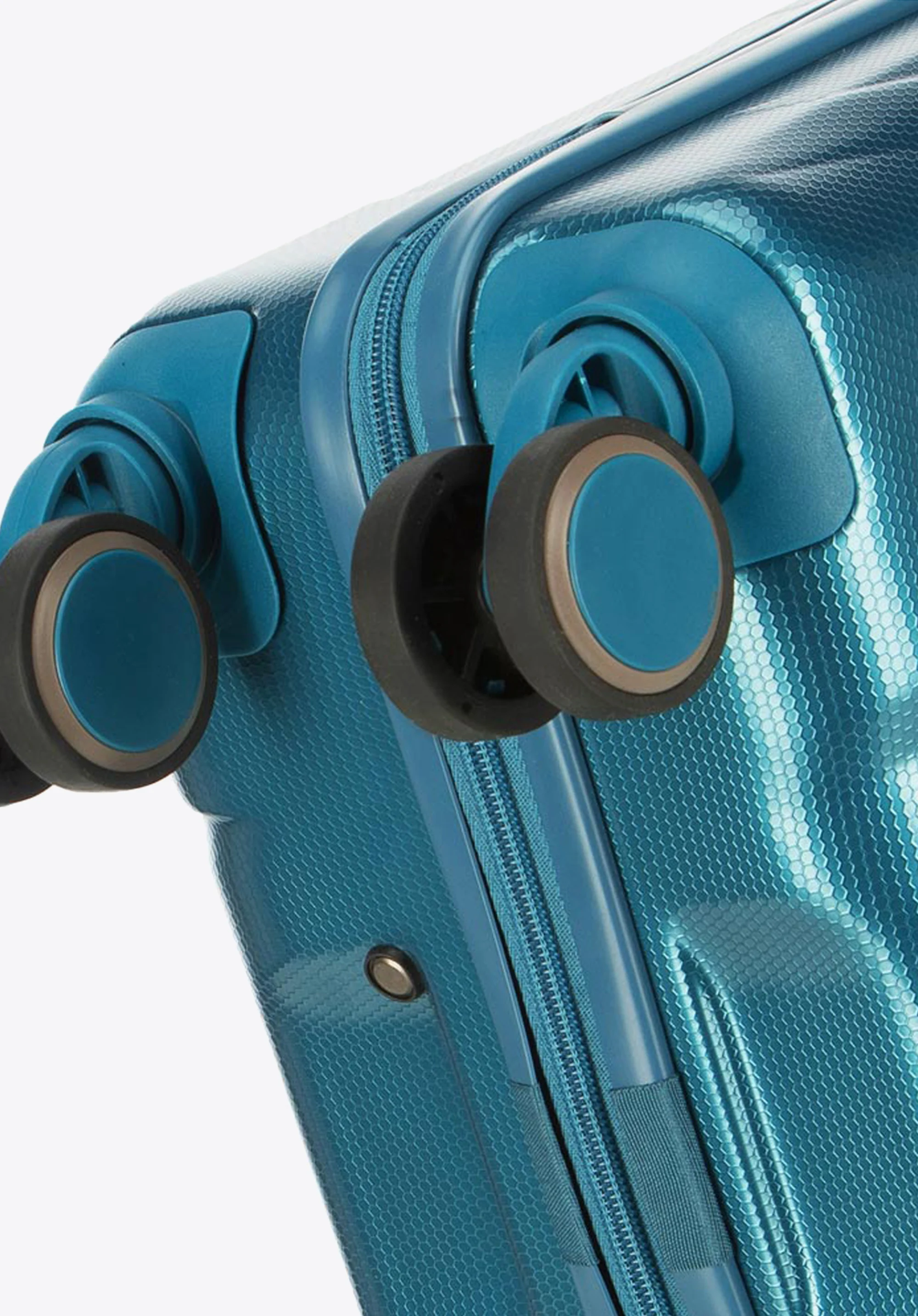 Walizka kabinowa z polikarbonu geometryczna