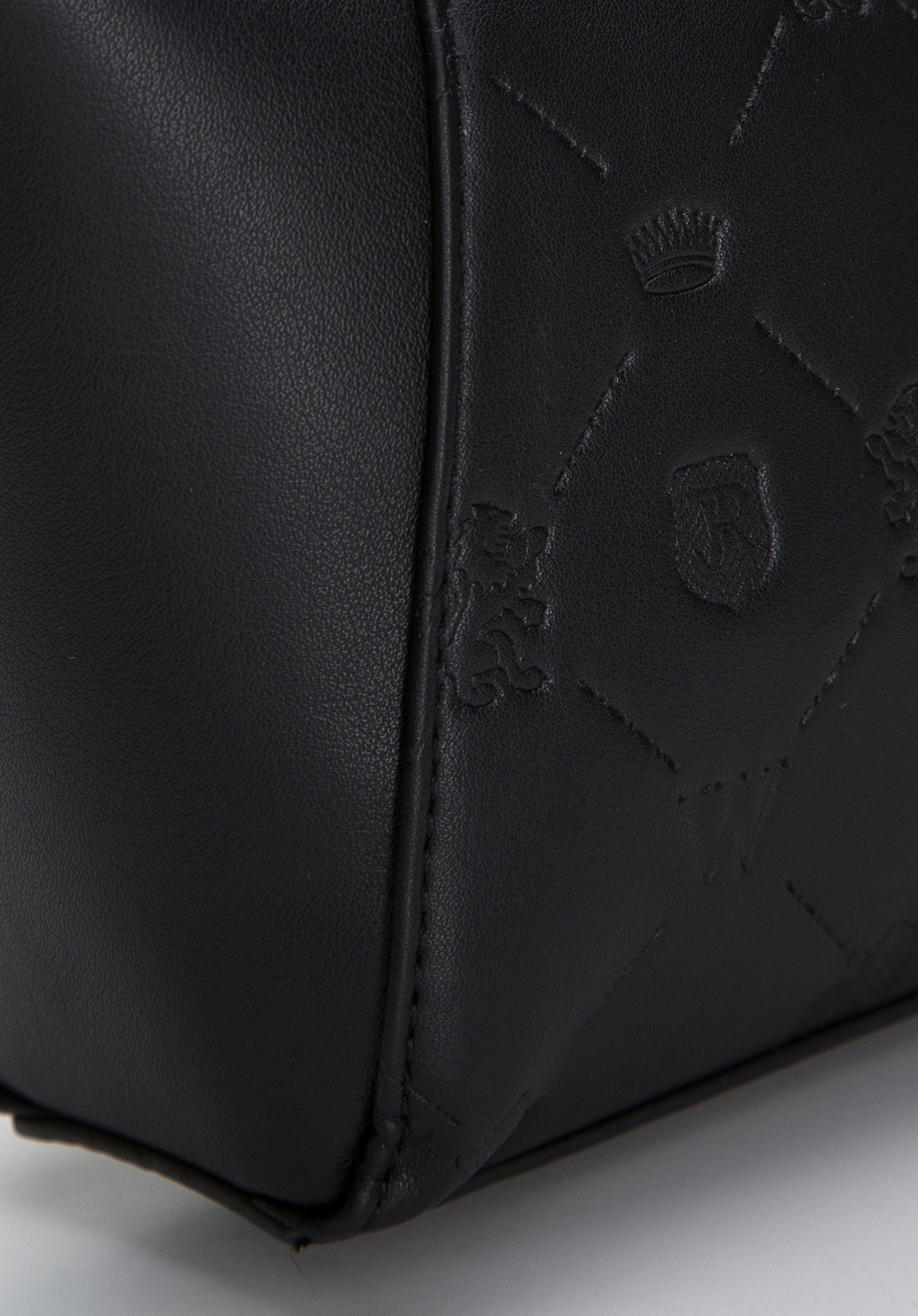 Torebka crossbody mała tłoczona w logo