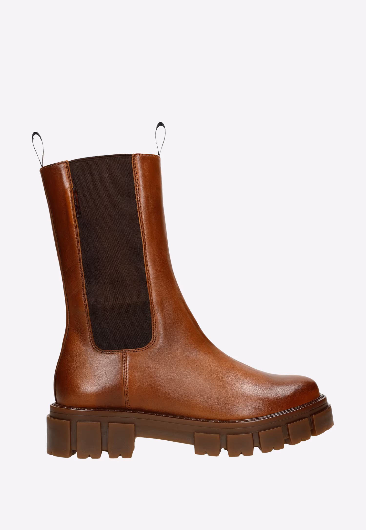 Czarne skórzane sztyblety damskie