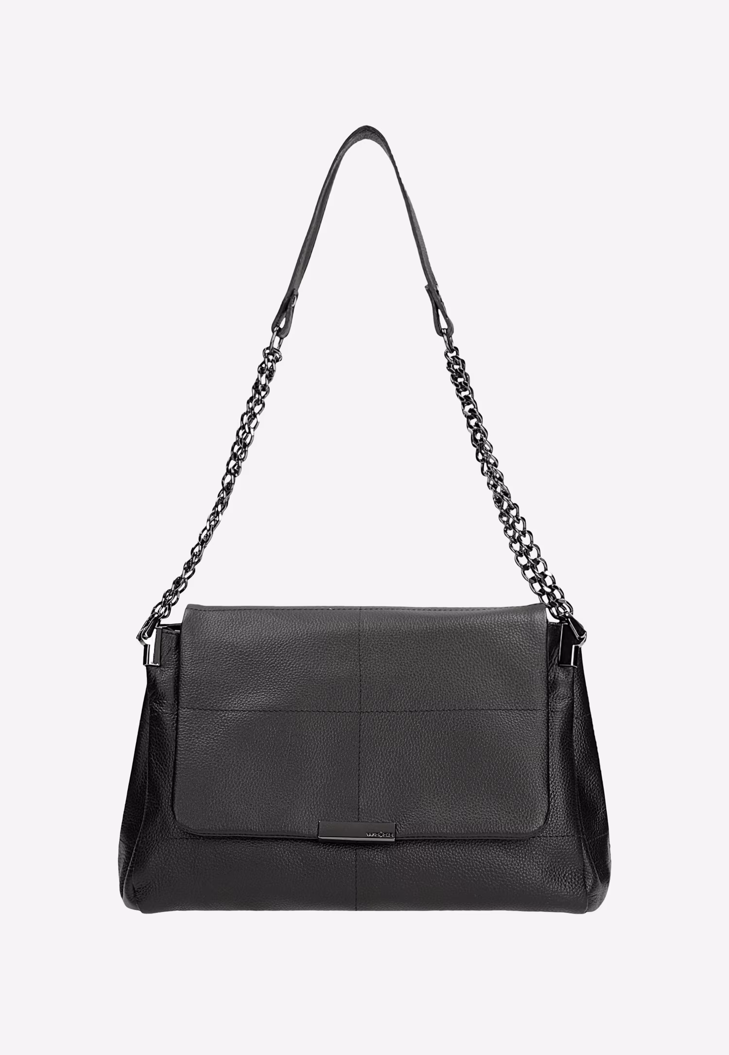 Mała beżowa skórzana torebka na co dzień