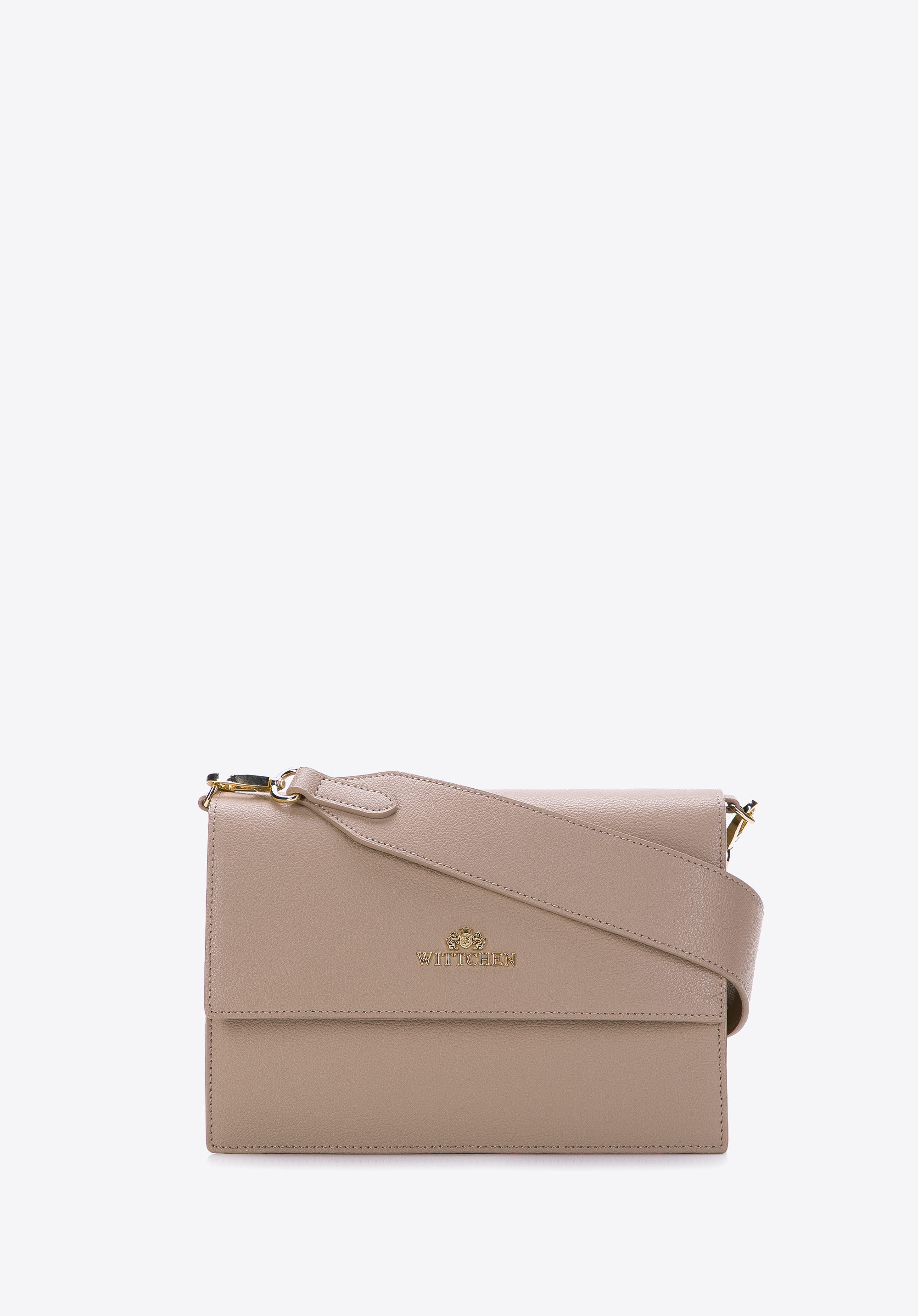 Damska torebka skórzana dwukomorowa klasyczna