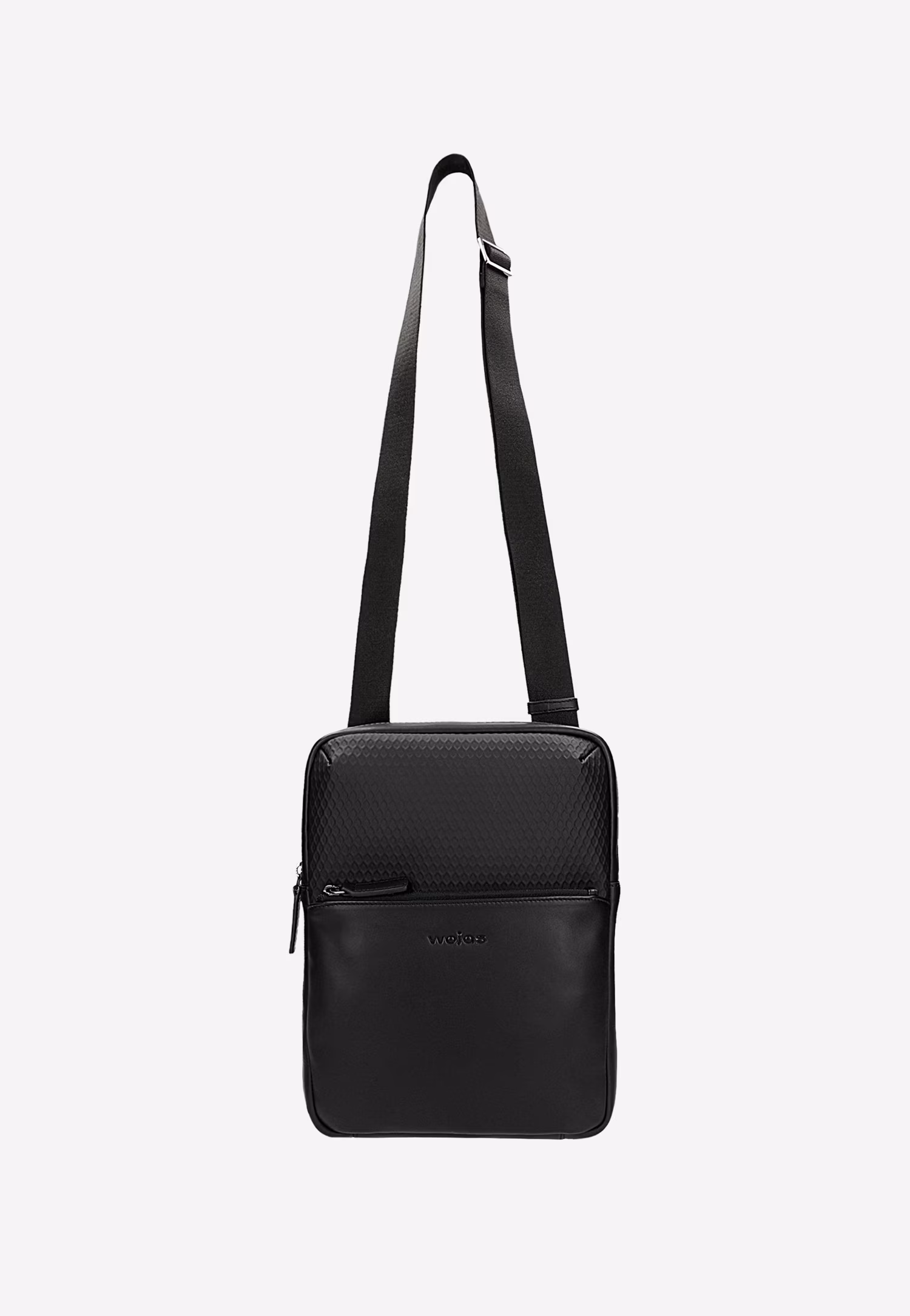 Mała czarna torba męska na ramię