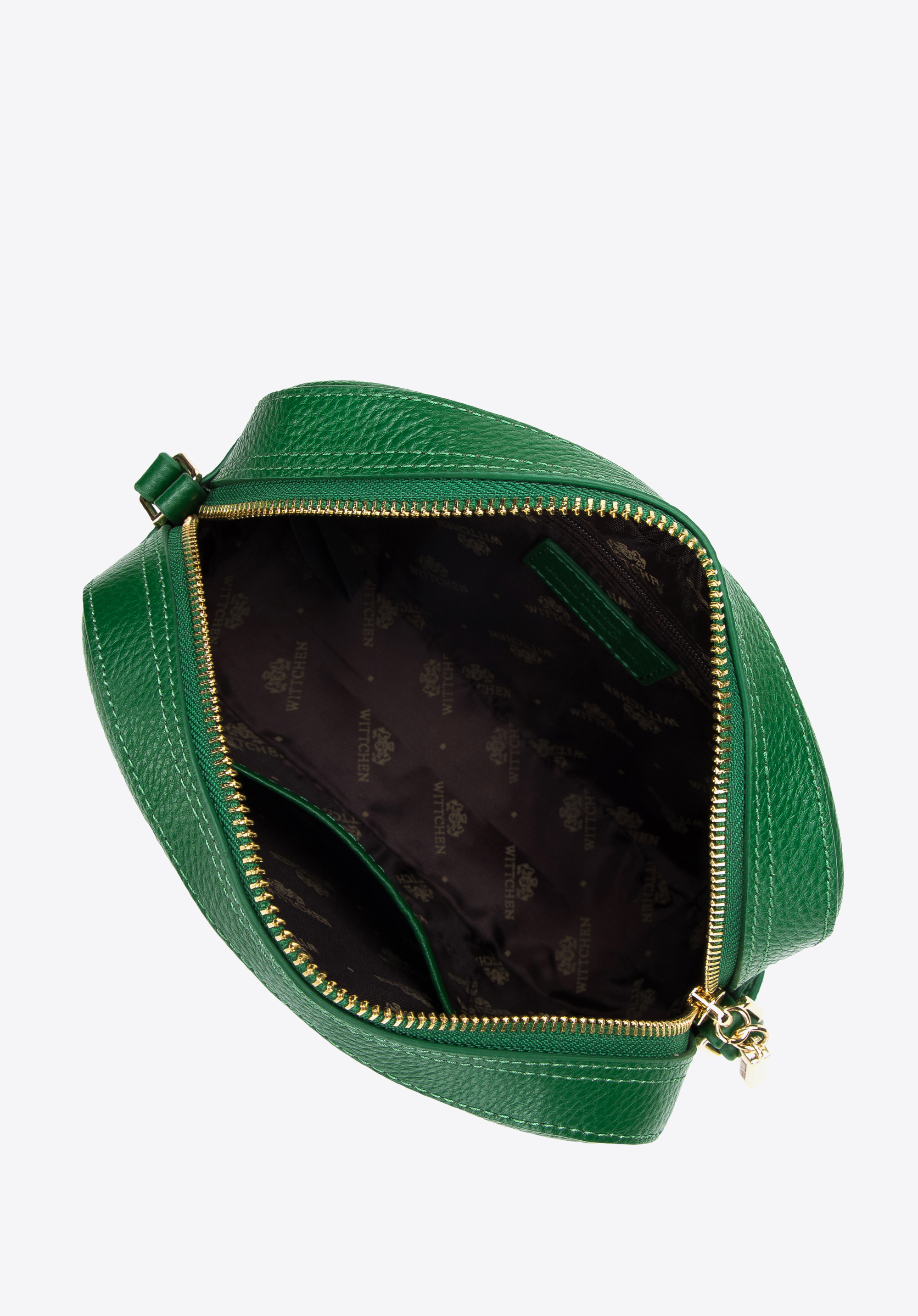 Damska listonoszka skórzana pudełkowa z chwostem