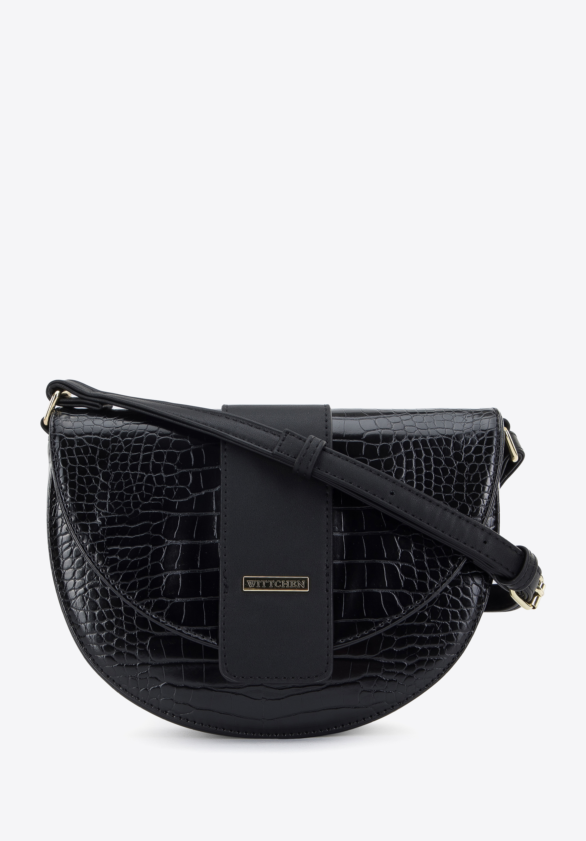 Damska listonoszka z ekoskóry croco