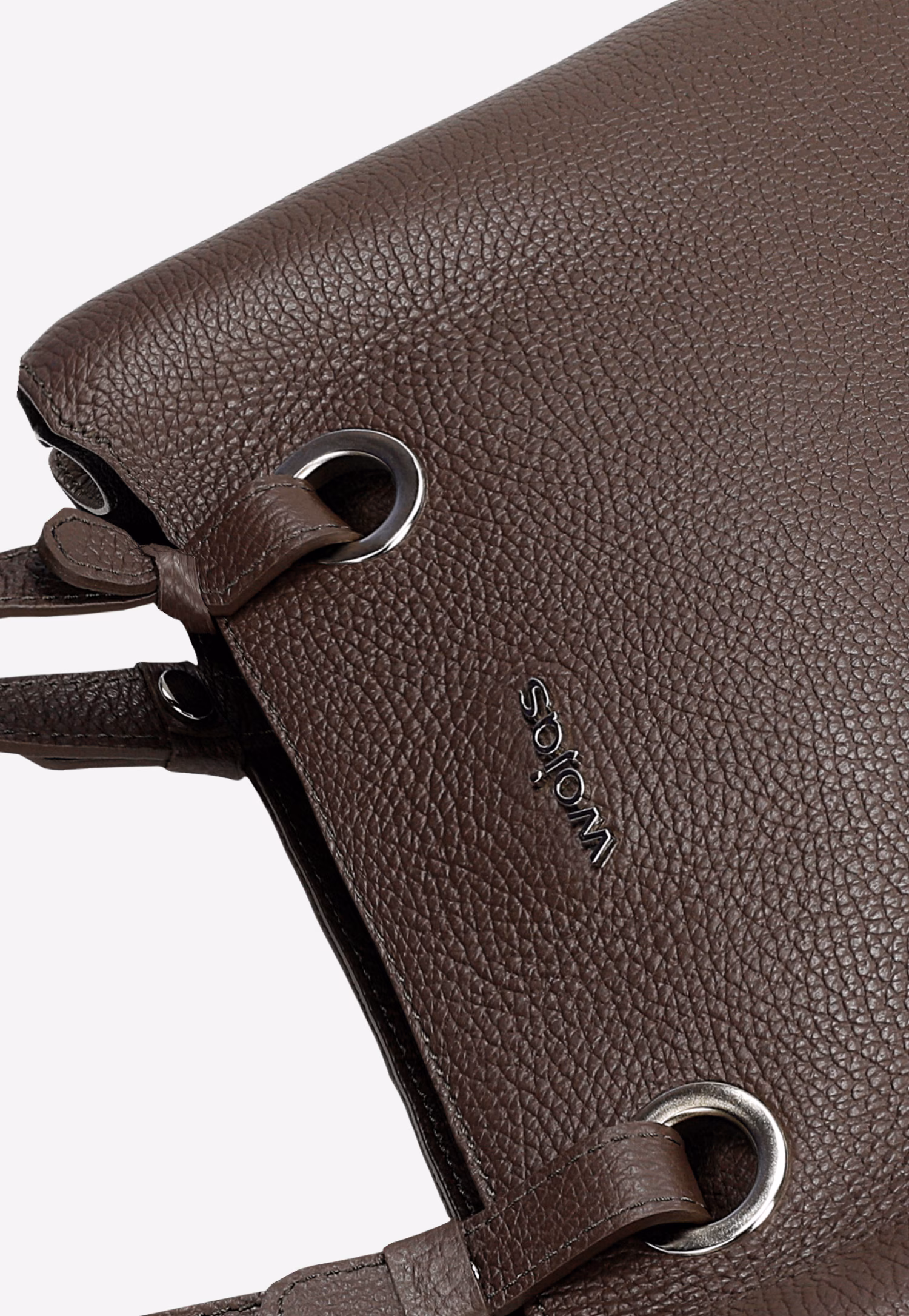 Duża jasnobrązowa torebka damska z dwoiny