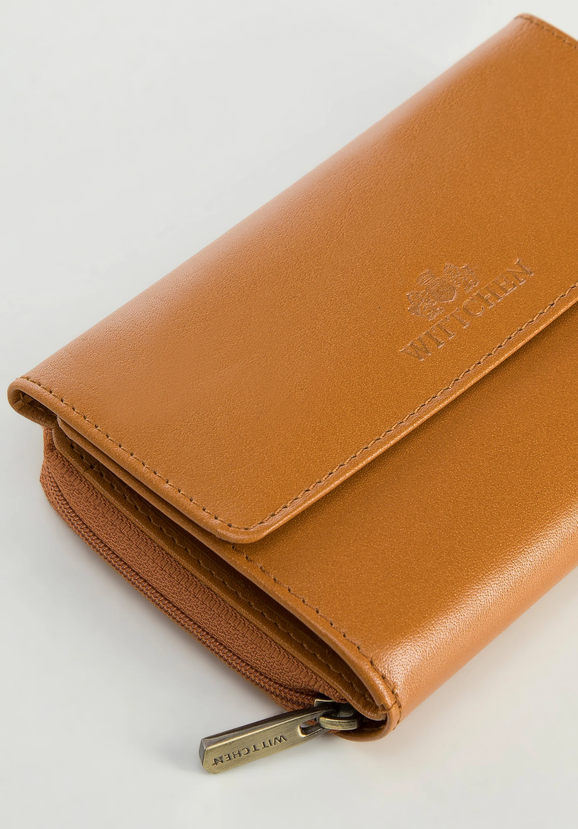 Damski portfel ze skóry poziomy