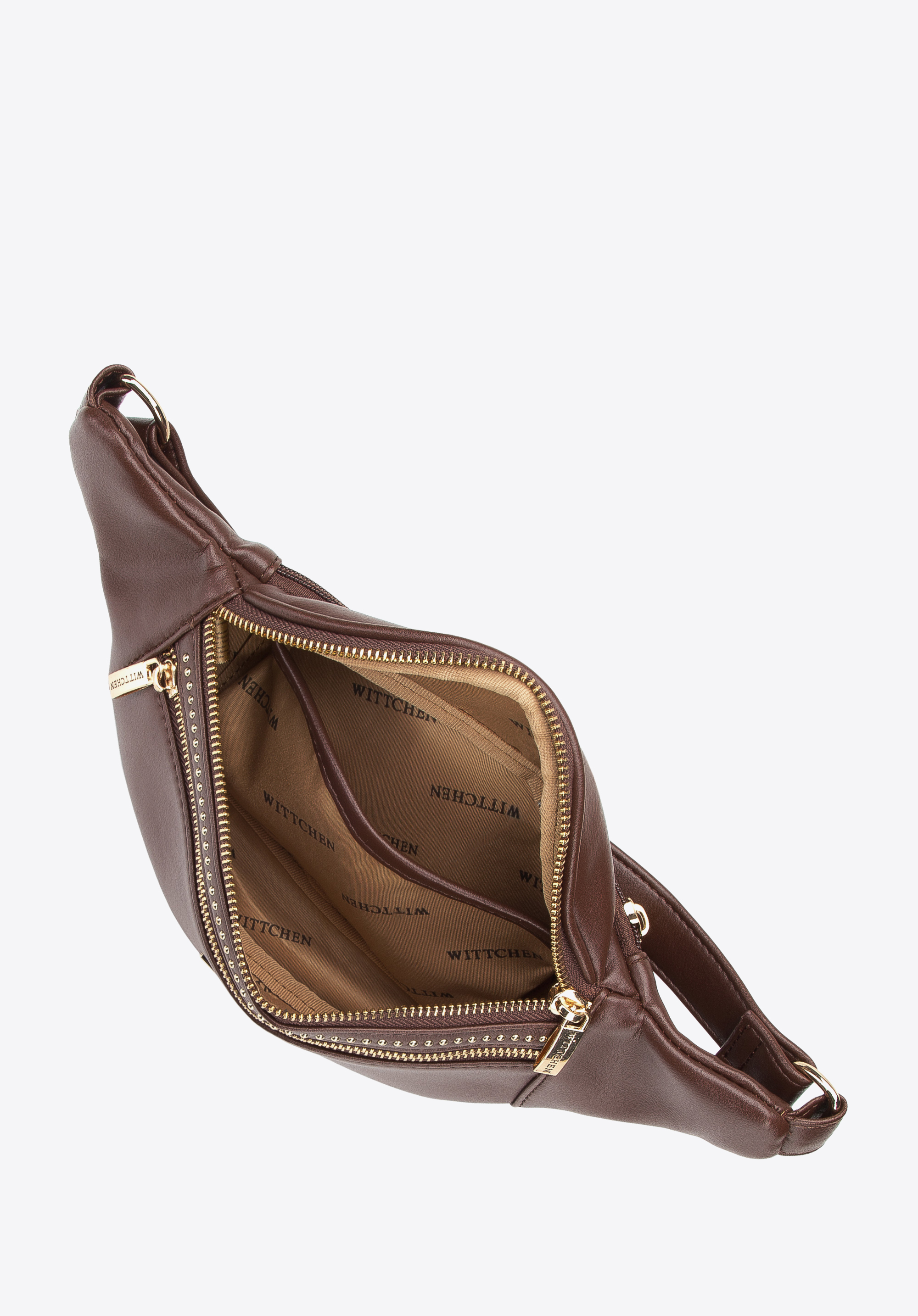 Damska torebka nerka z nitami