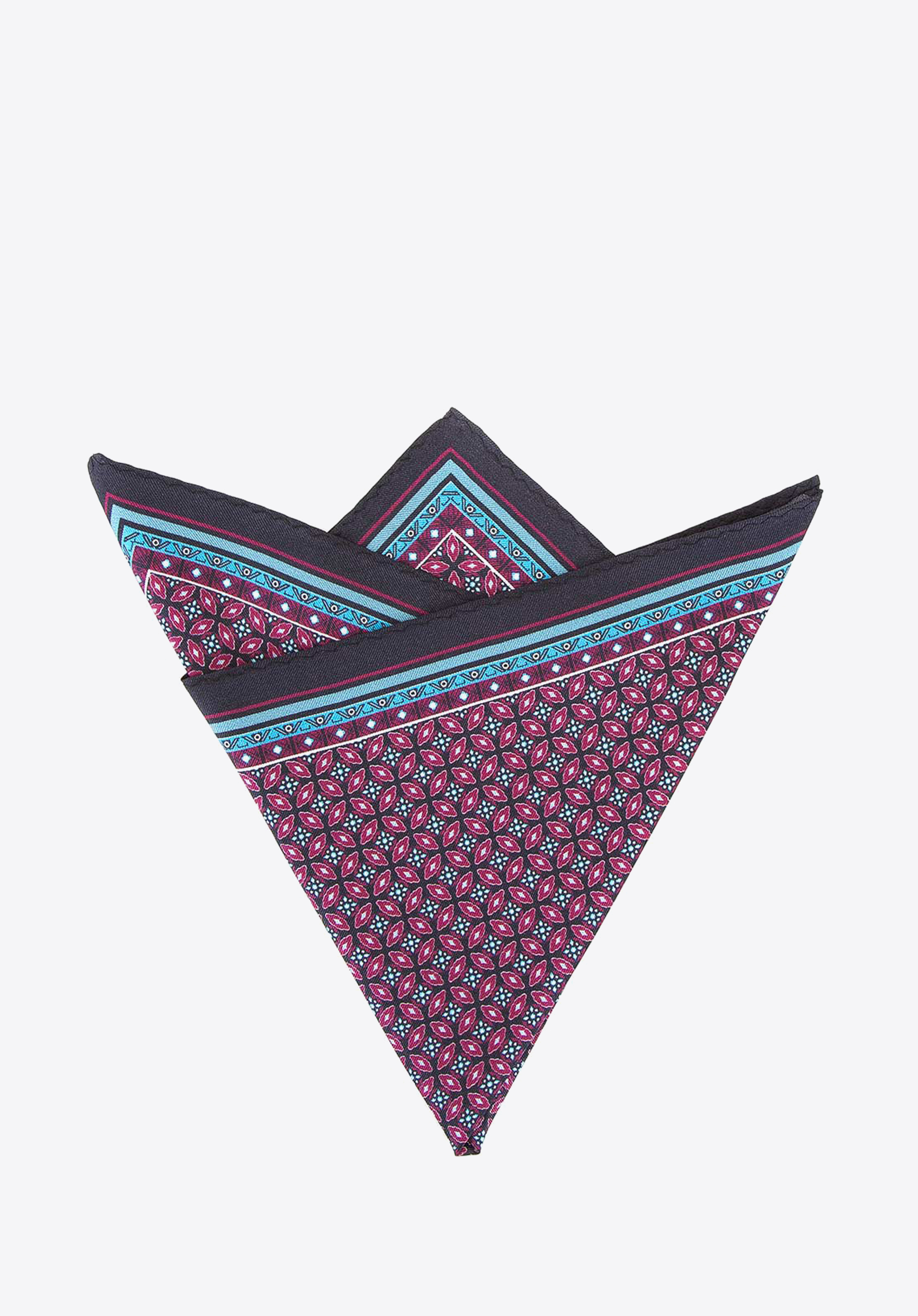 Zestaw trzech poszetek z jedwabiu