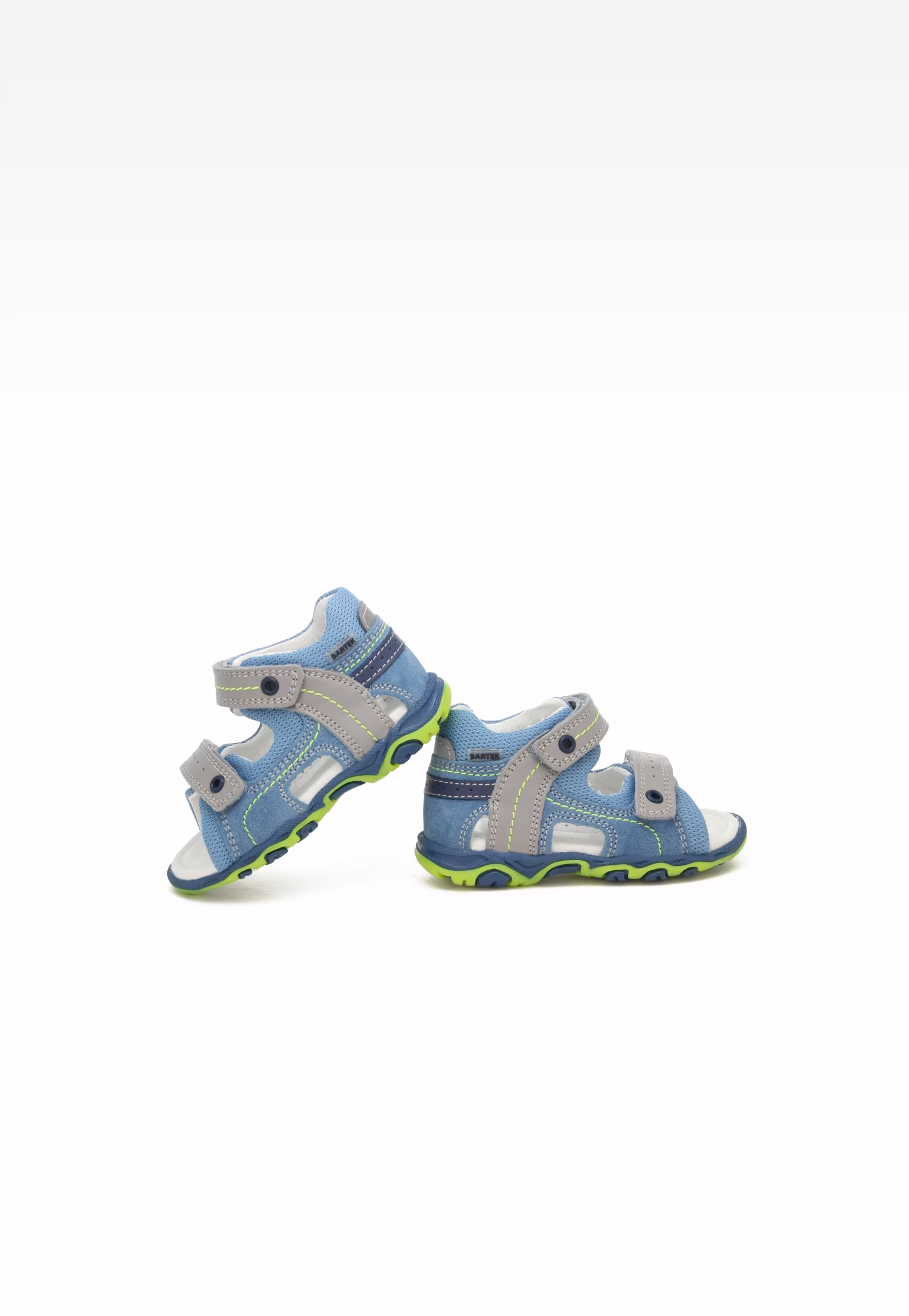 Sandały BARTEK 11848-024, dla chłopców, niebiesko-szaro-zielony