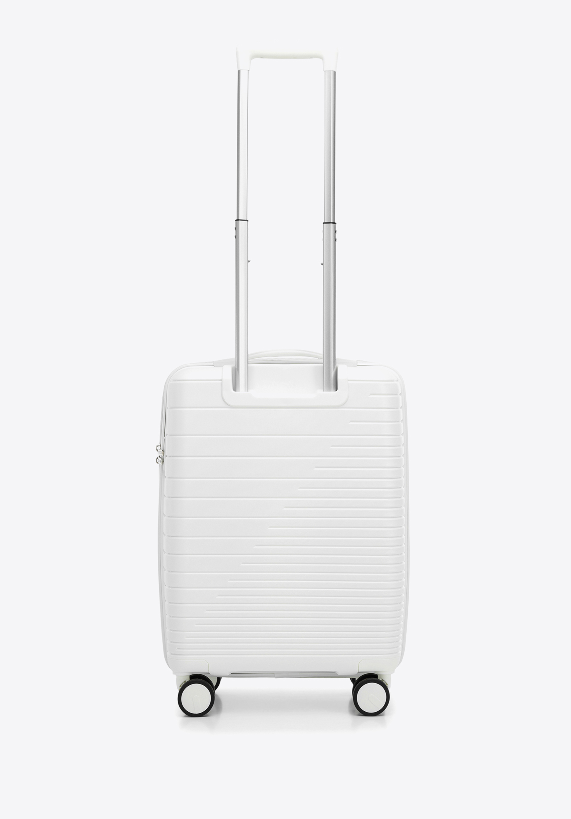 Walizka kabinowa z polipropylenu z błyszczącymi paskami