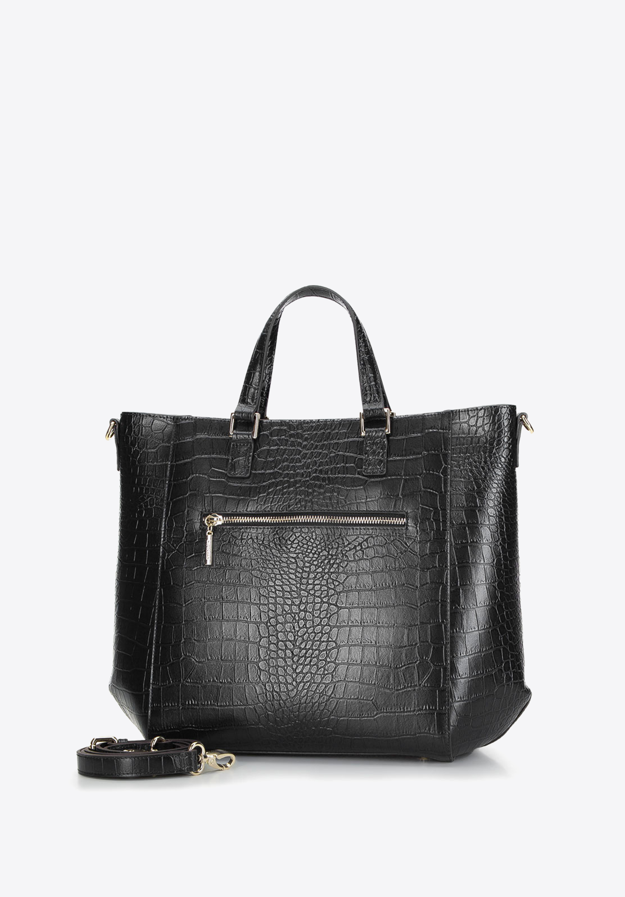 Torebka shopperka skórzana klasyczna