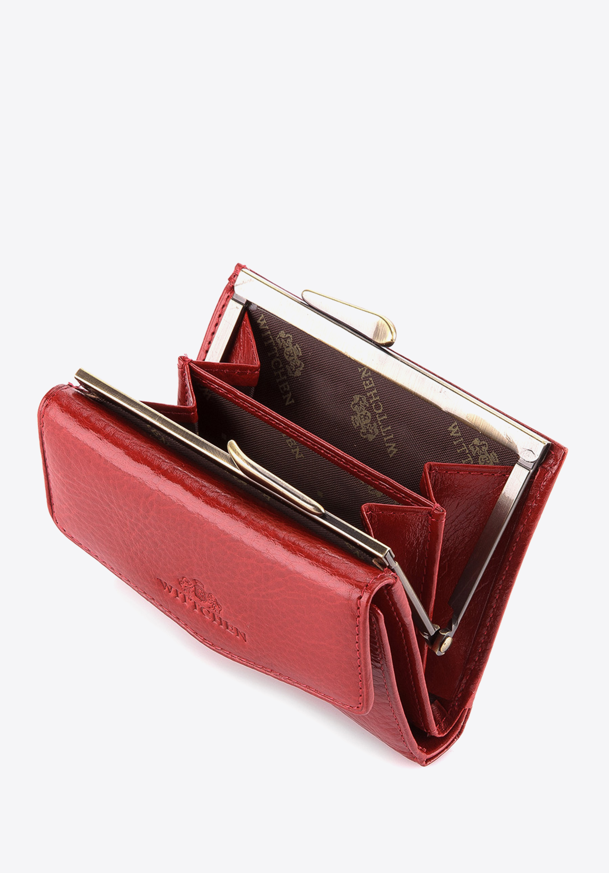 Damski portfel skórzany na bigiel mały