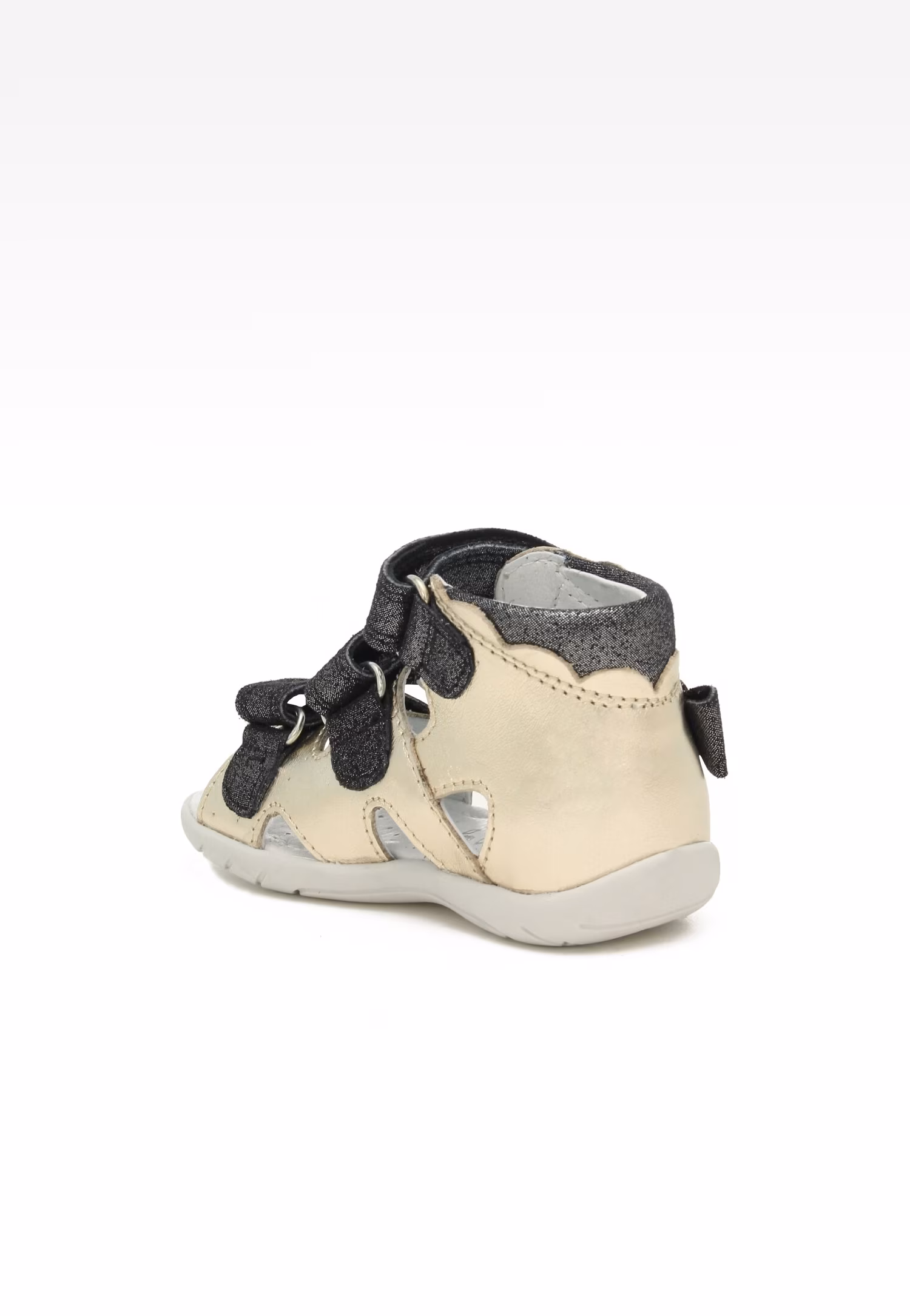 Sandały BARTEK 11707-026, dla dziewcząt, czarno-złoty