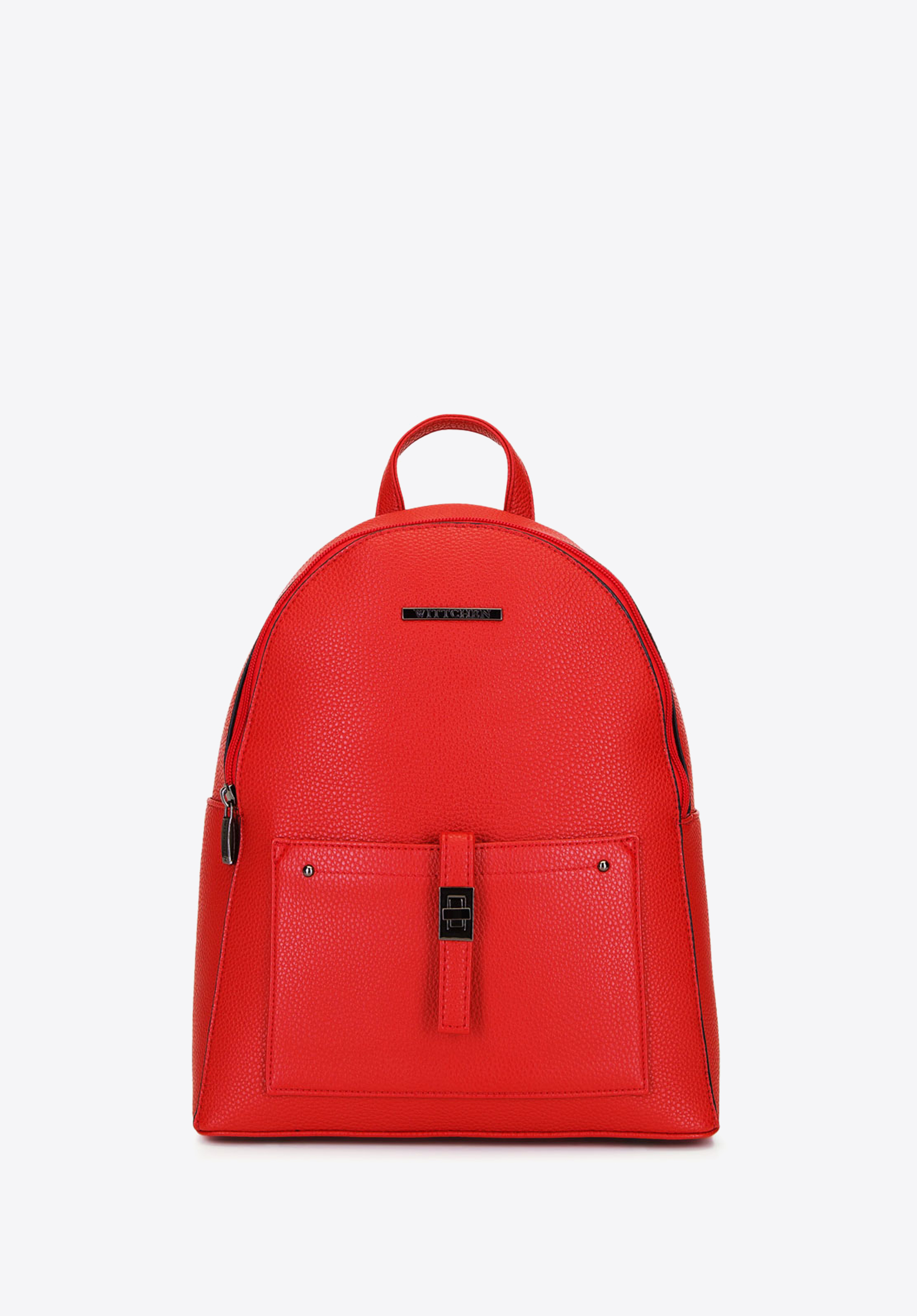 Damski plecak z kieszenią z przodu