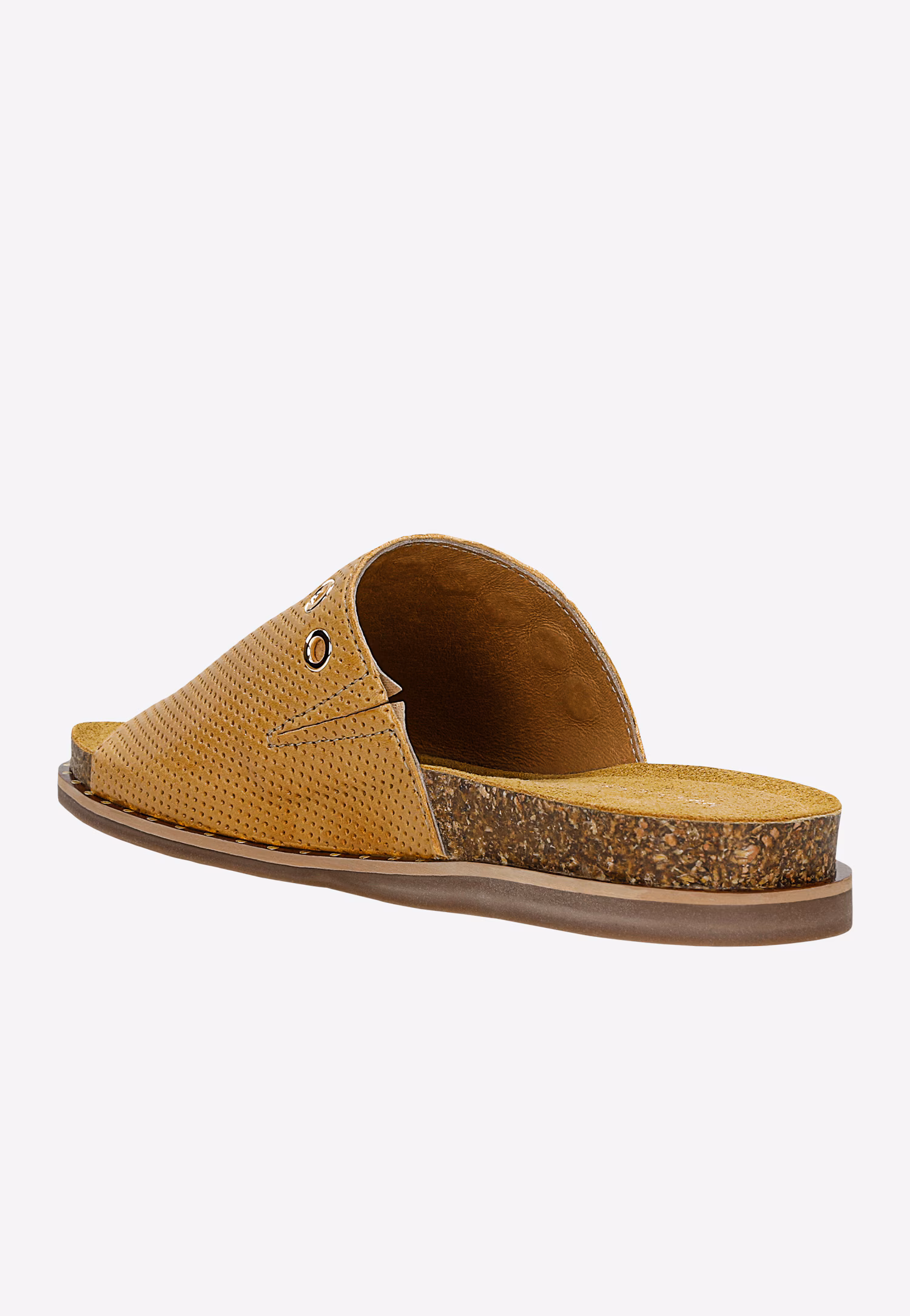 Wygodne klapki damskie skórzane