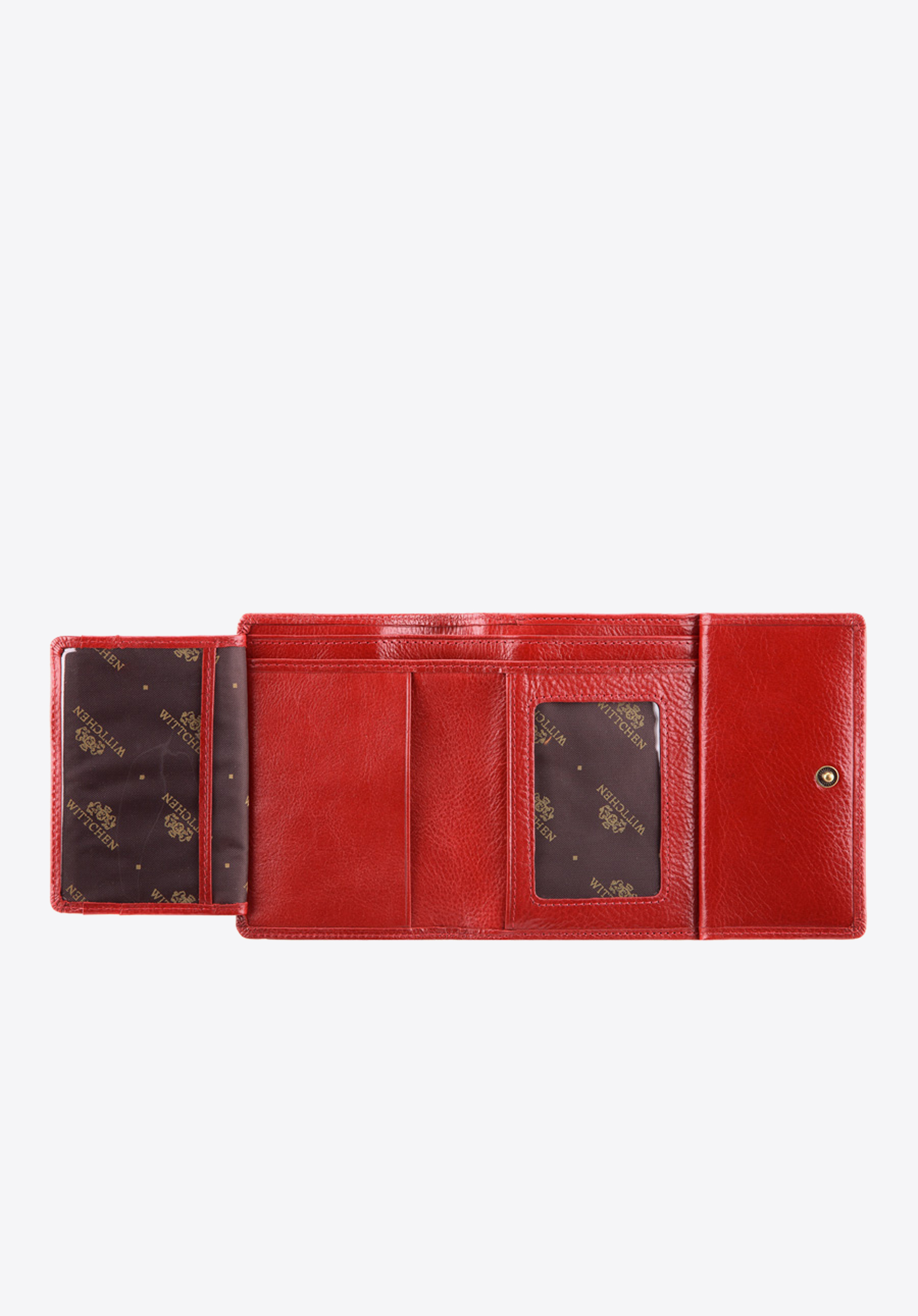 Damski portfel ze skóry na bigiel mały