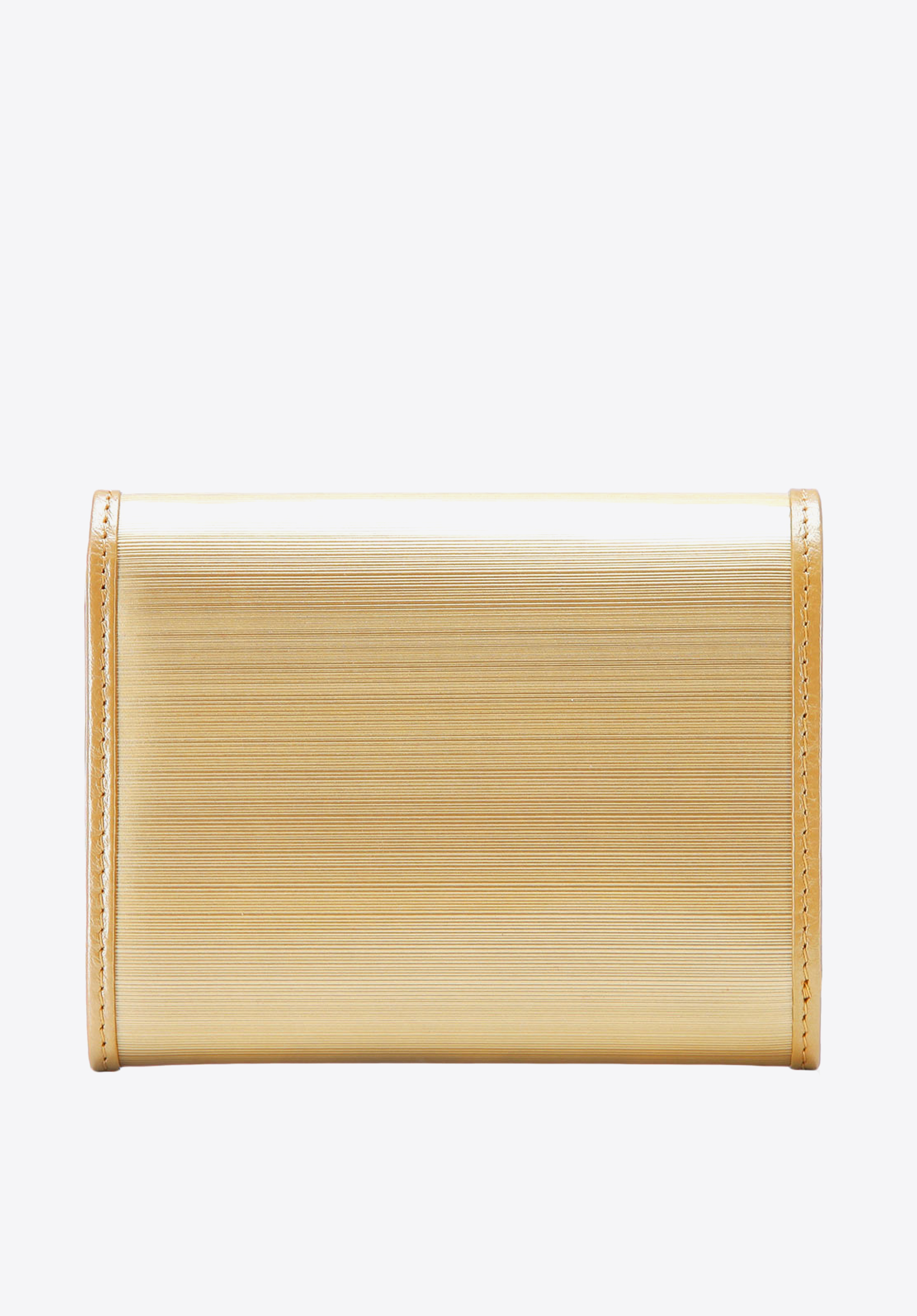 Damski portfel ze skóry lakierowany średni