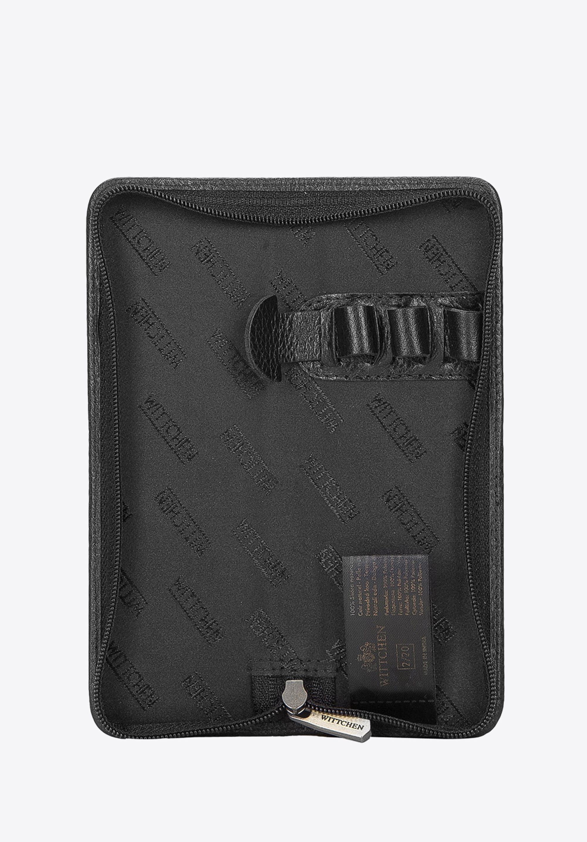 Etui na długopisy skórzane na suwak