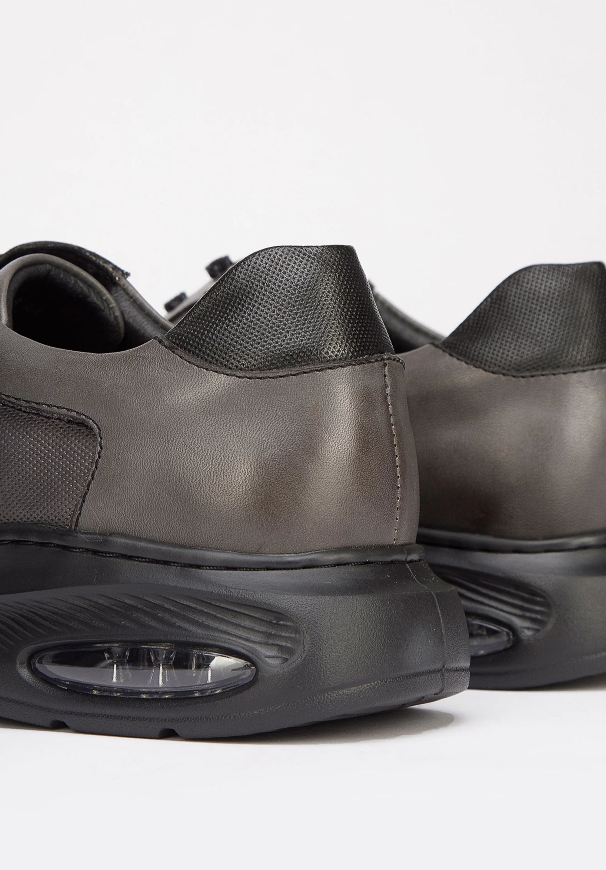 Męskie sneakersy skórzane z poduszką powietrzną