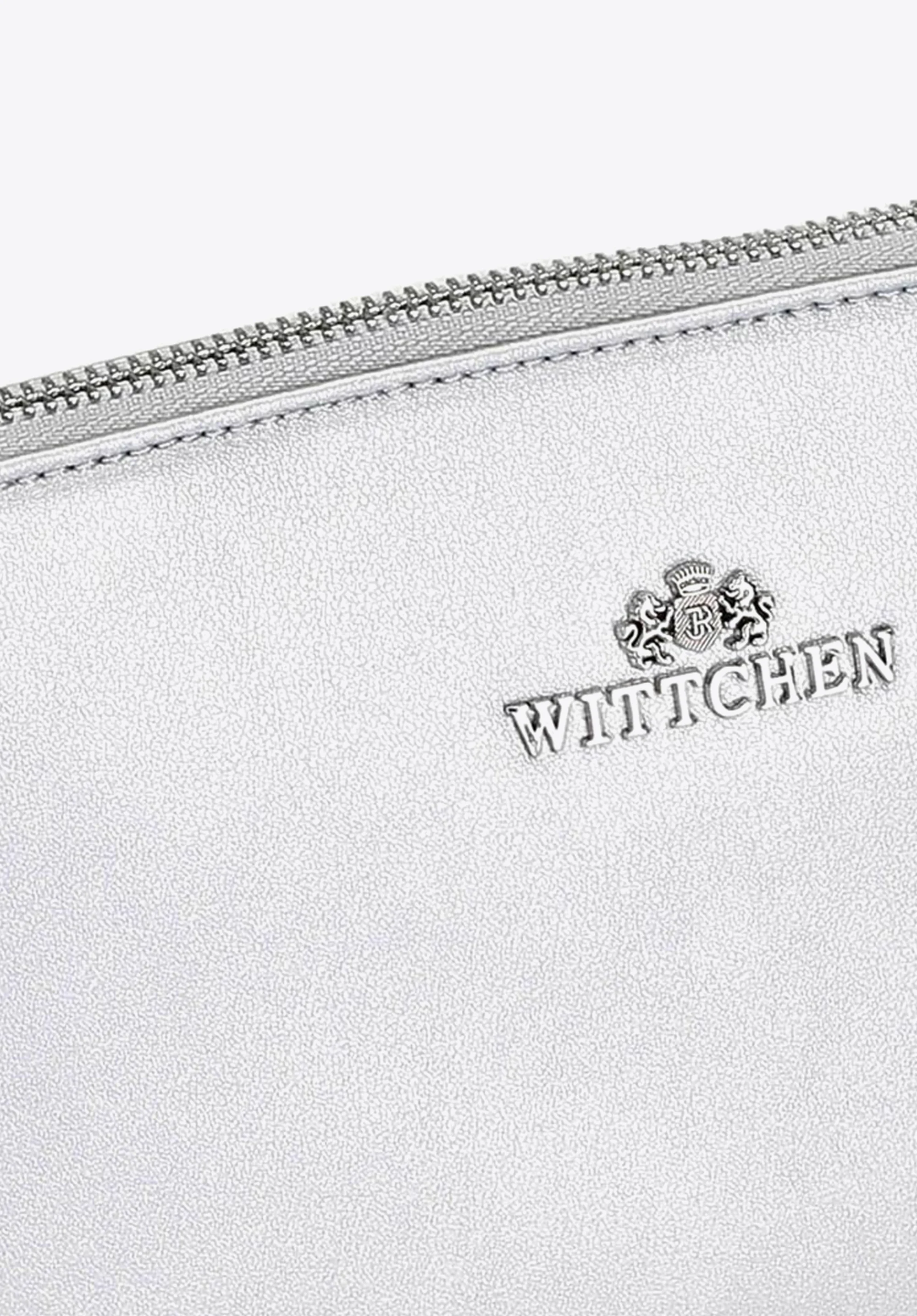 Damska listonoszka ze skóry metaliczna