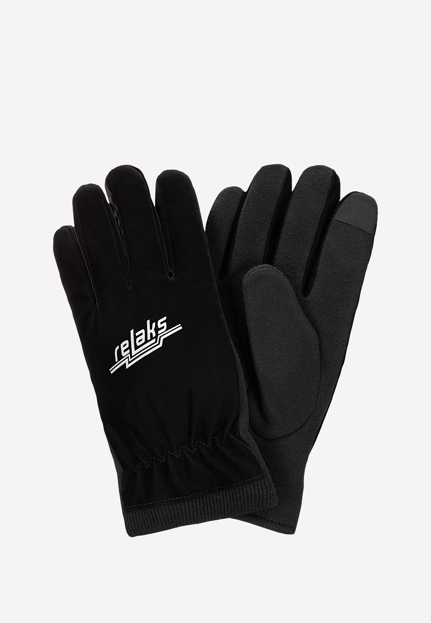 Czarne miękkie rękawiczki RELAKS