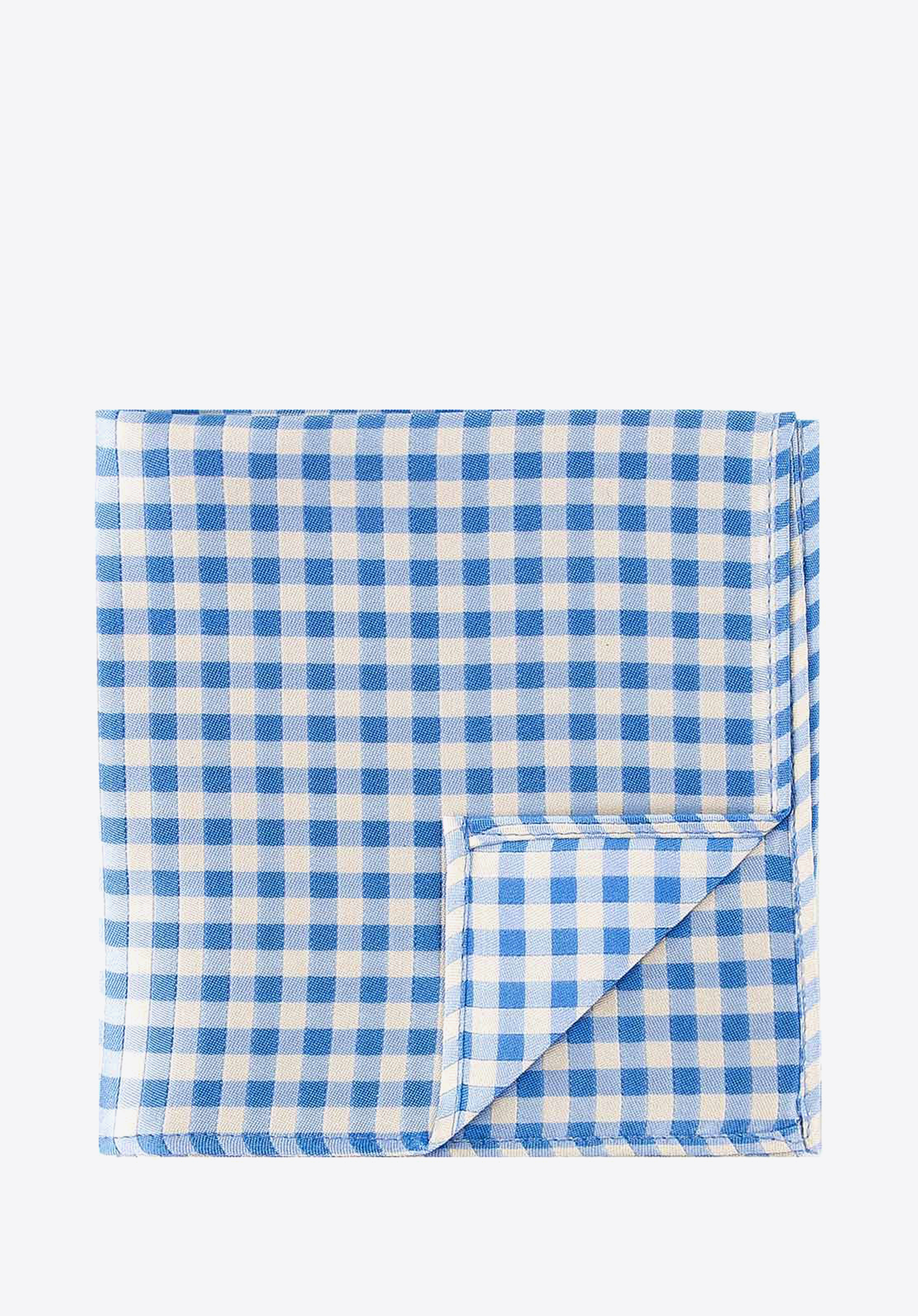 Poszetka z jedwabiu wzorzysta mała