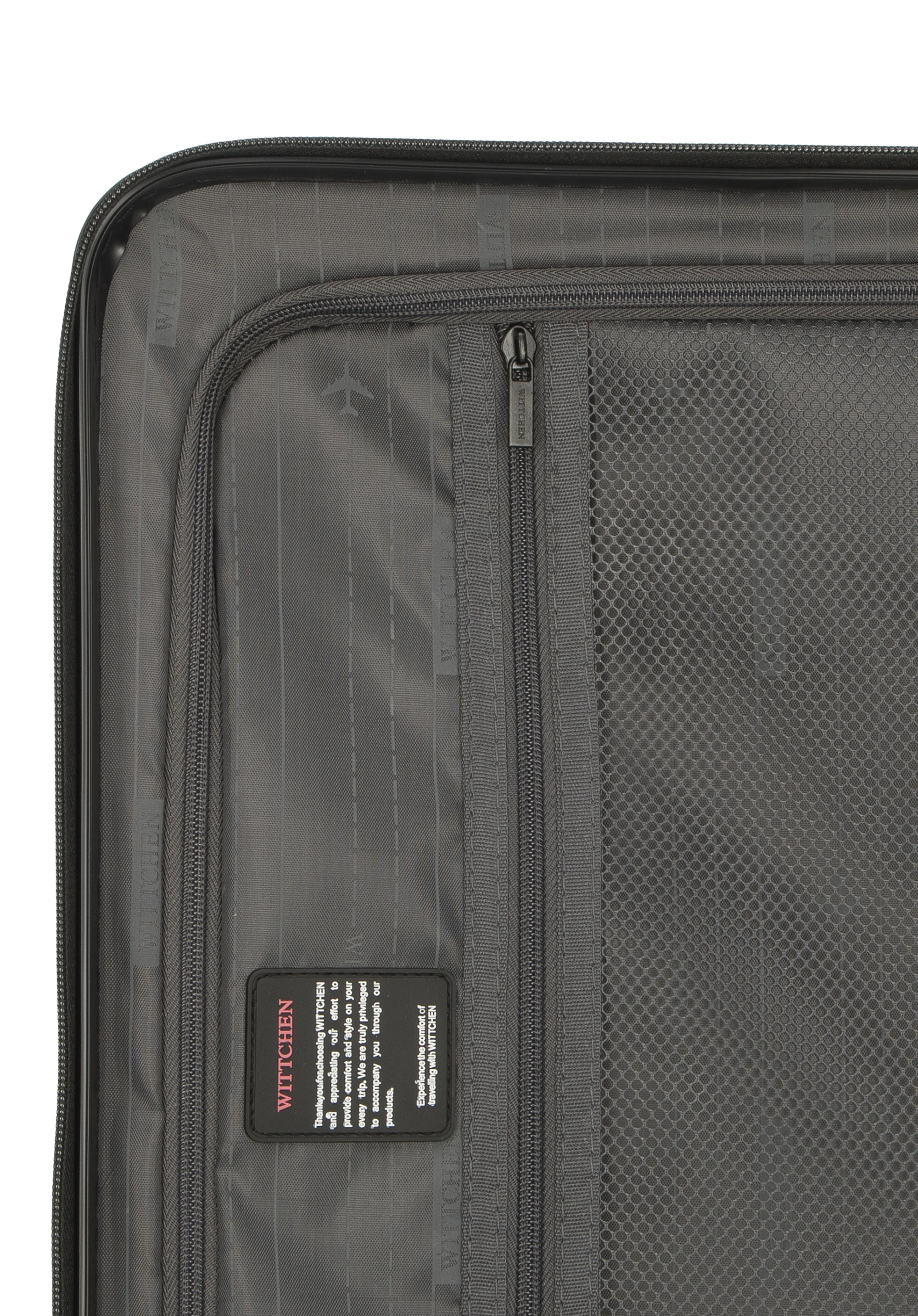 Walizka kabinowa z ABS-u żłobiona