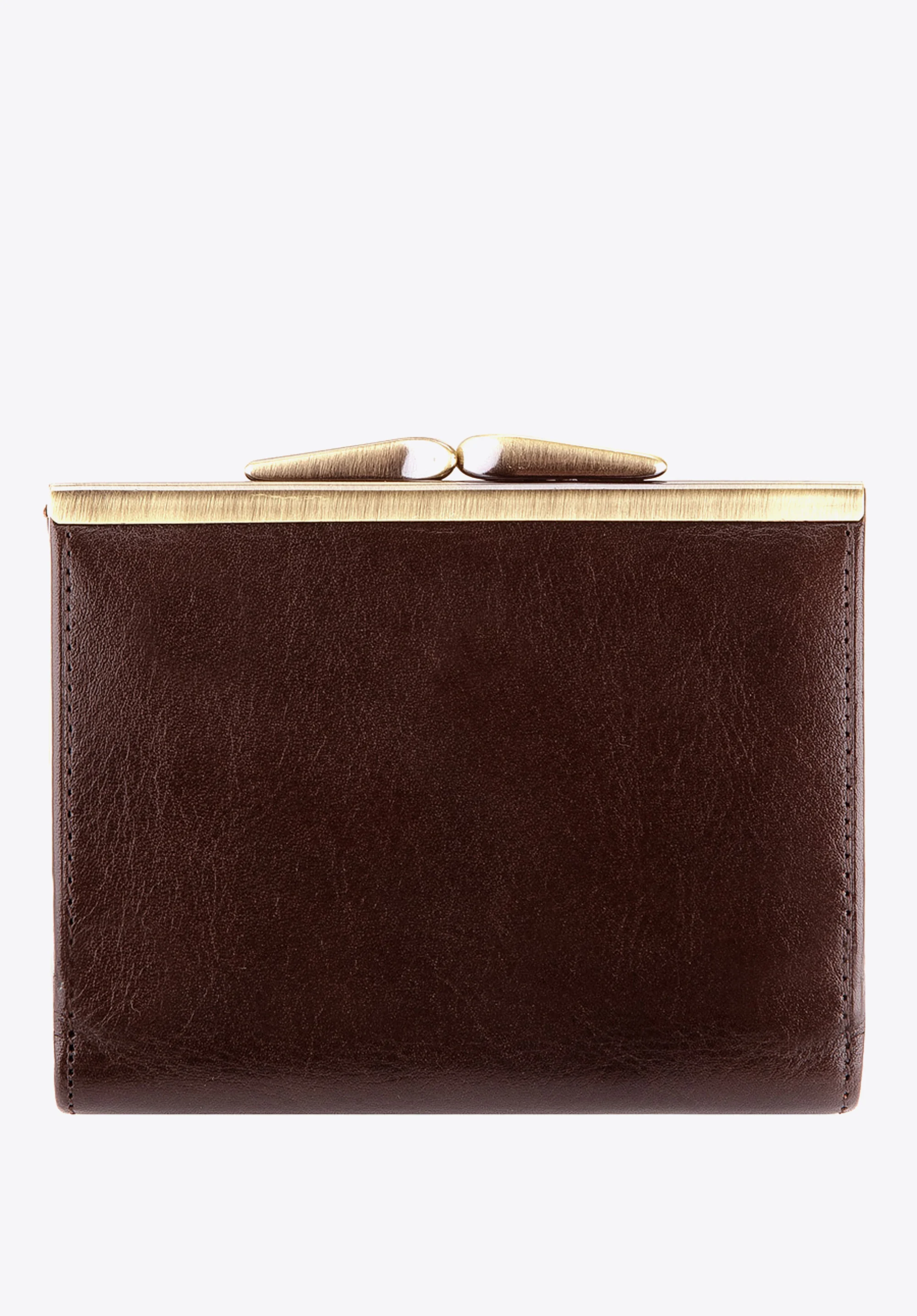 Damski portfel ze skóry na bigiel mały