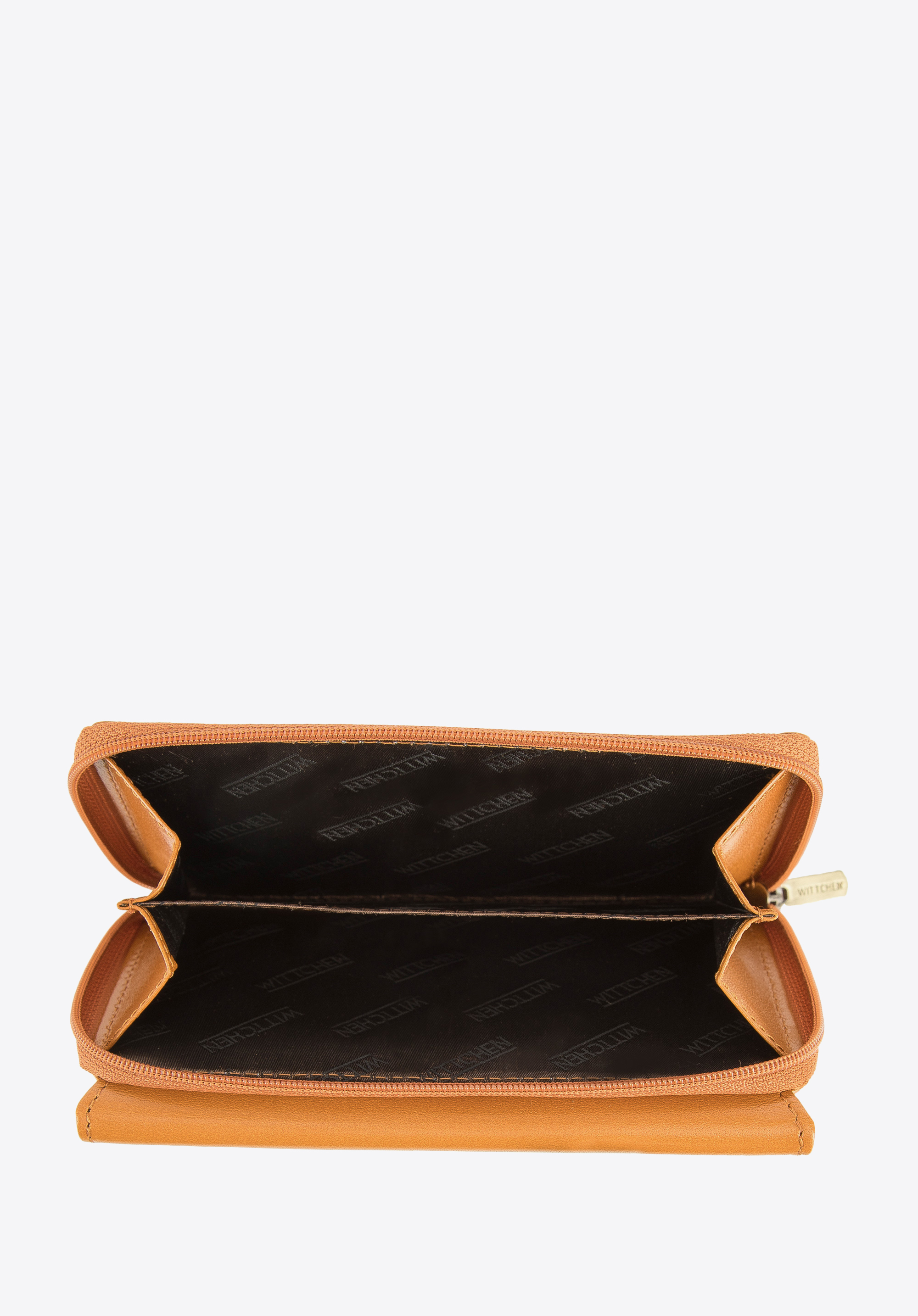 Damski portfel ze skóry poziomy