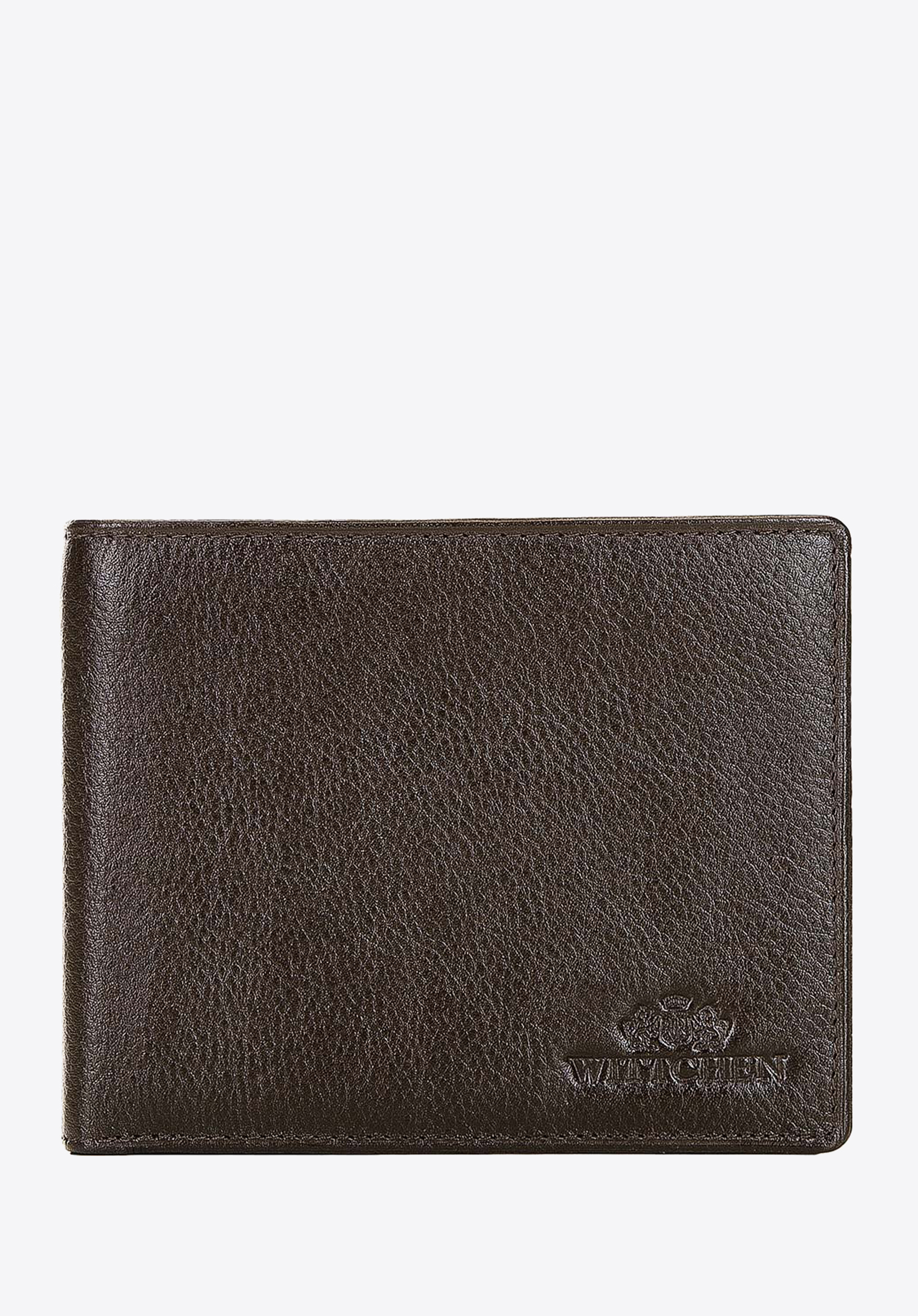 Męski portfel skórzany z rozkładanym panelem