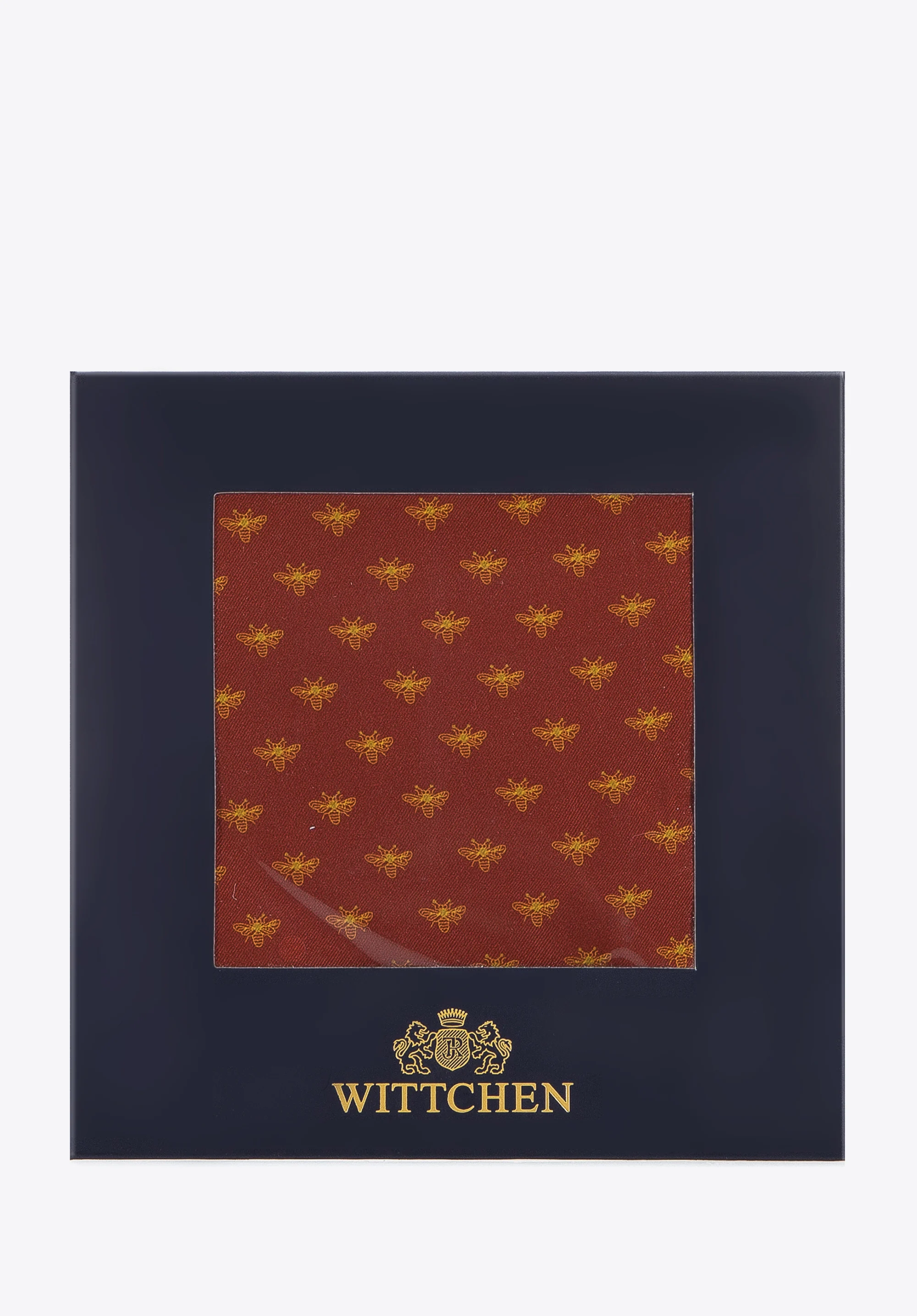 Poszetka jedwabna we wzory