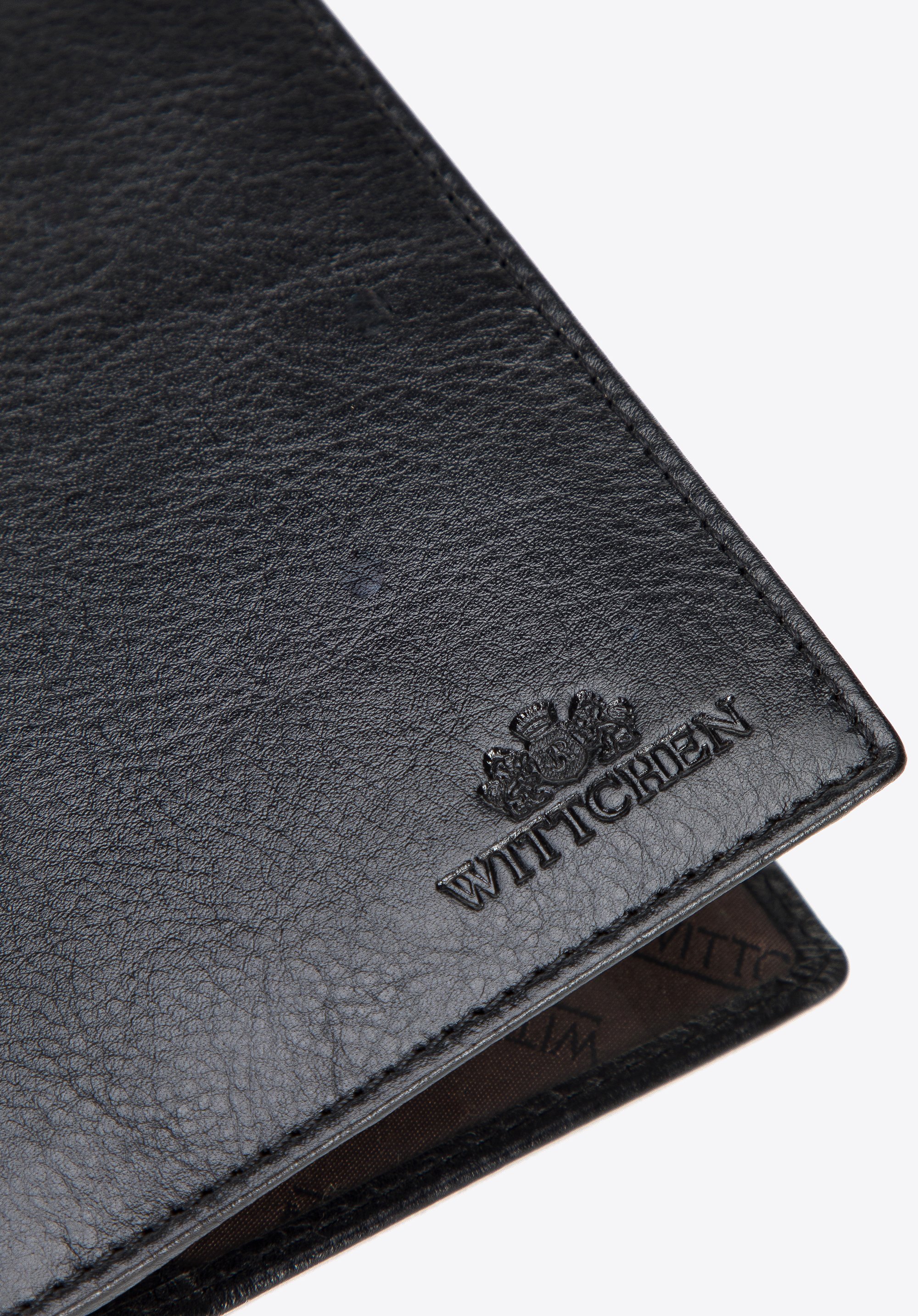 Etui na dokumenty skórzane proste