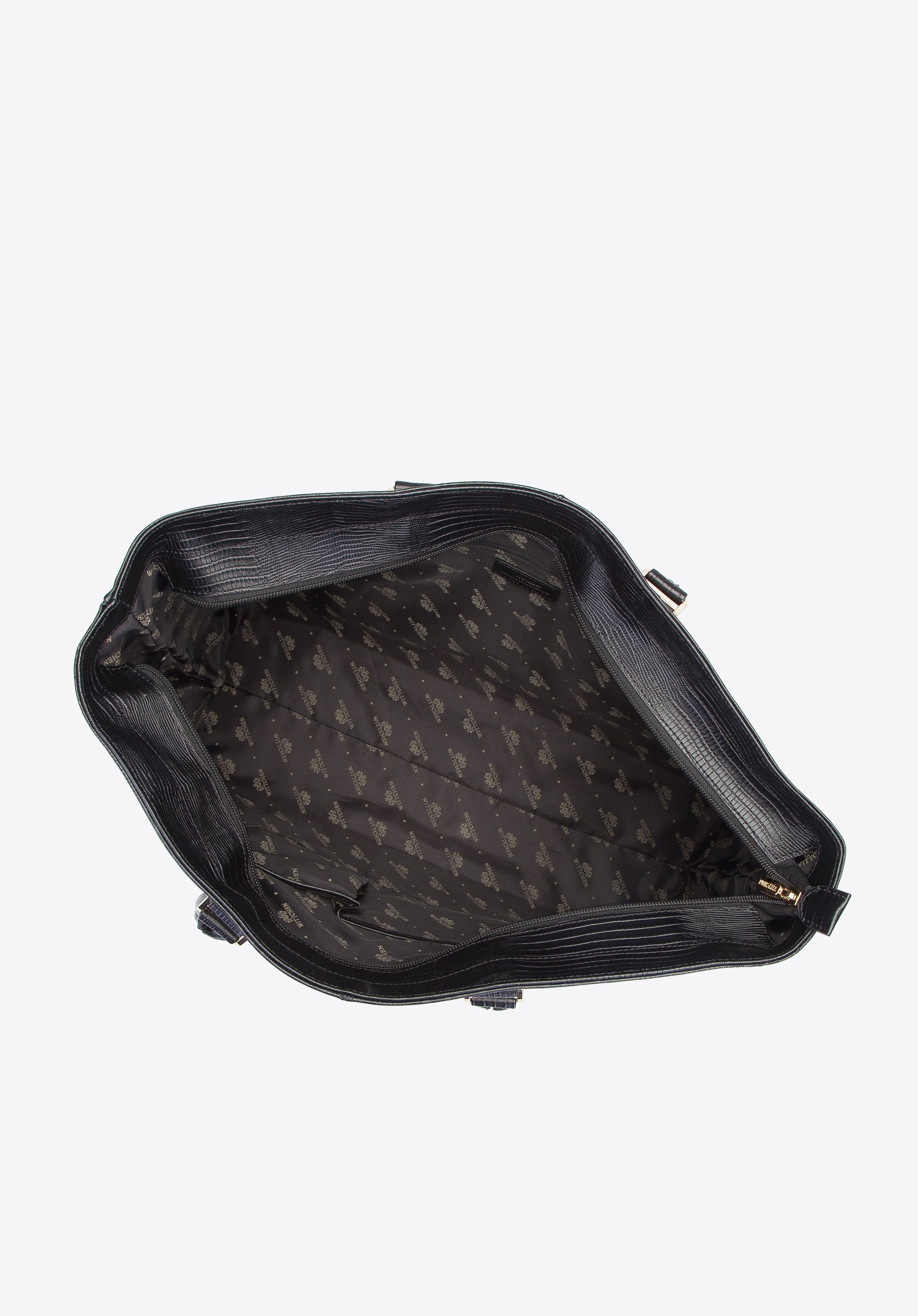 Kuferek ze skóry lizard XL