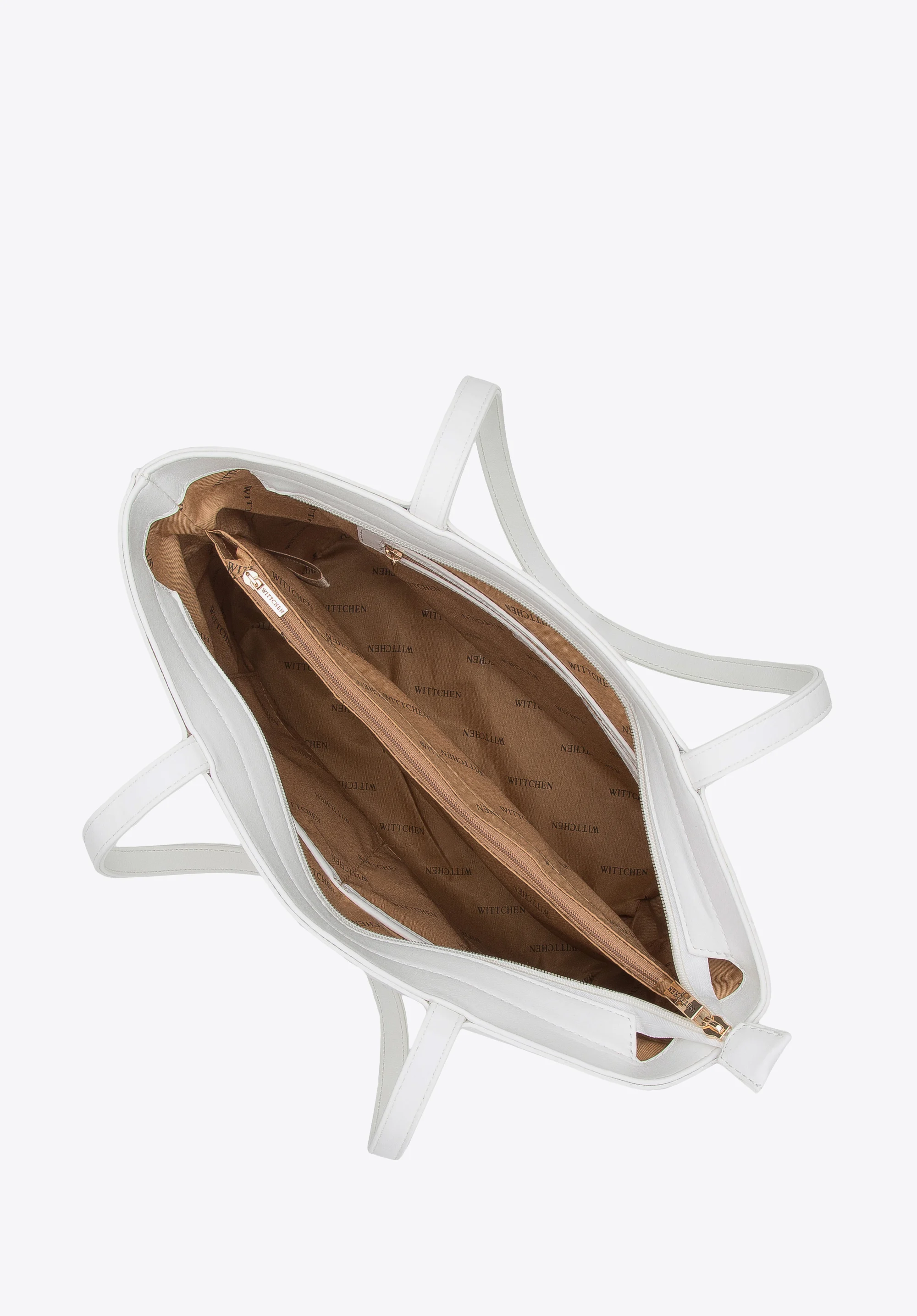 Torebka shopperka z plecionką