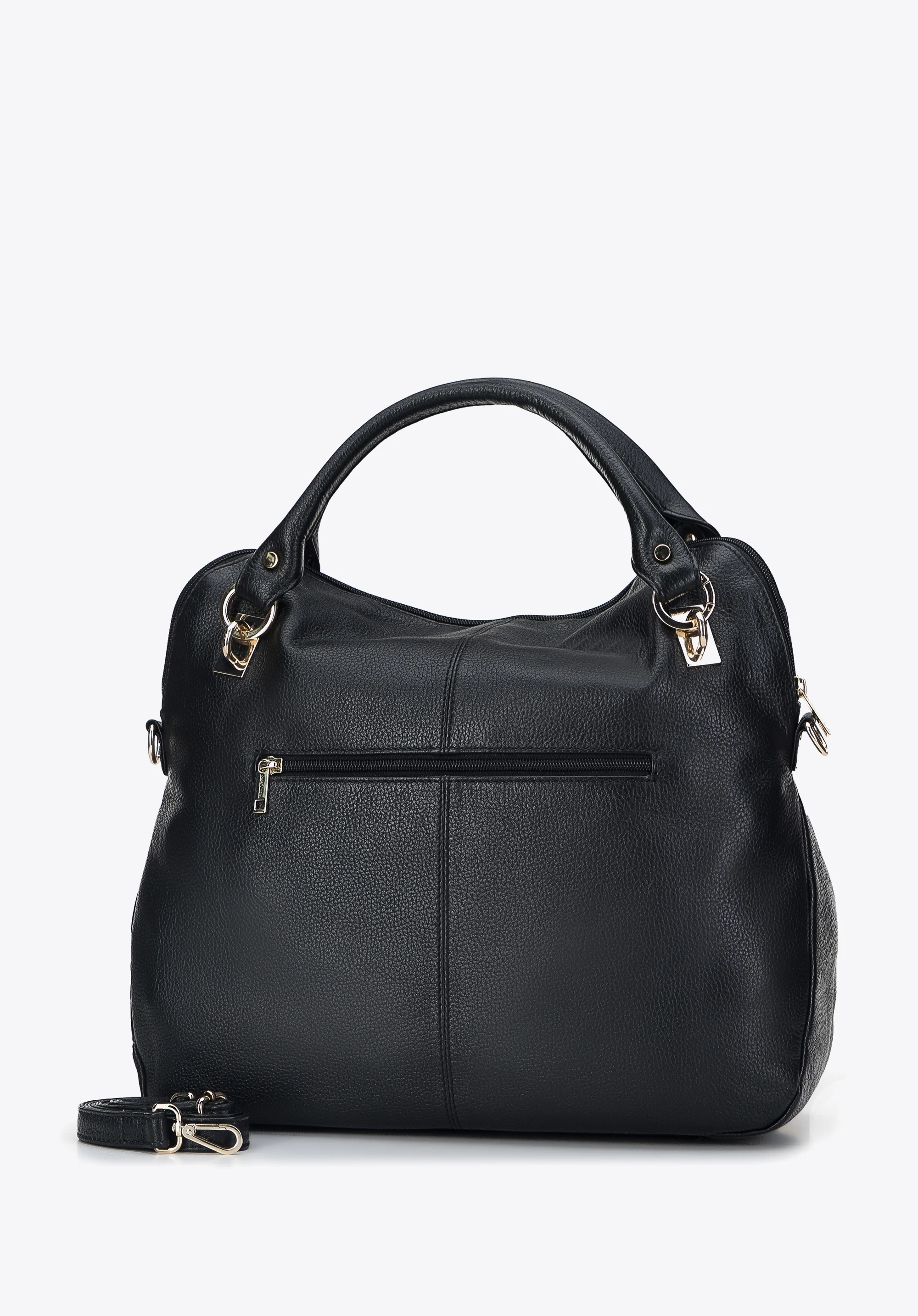 Torebka kuferek skórzana zaokrąglona