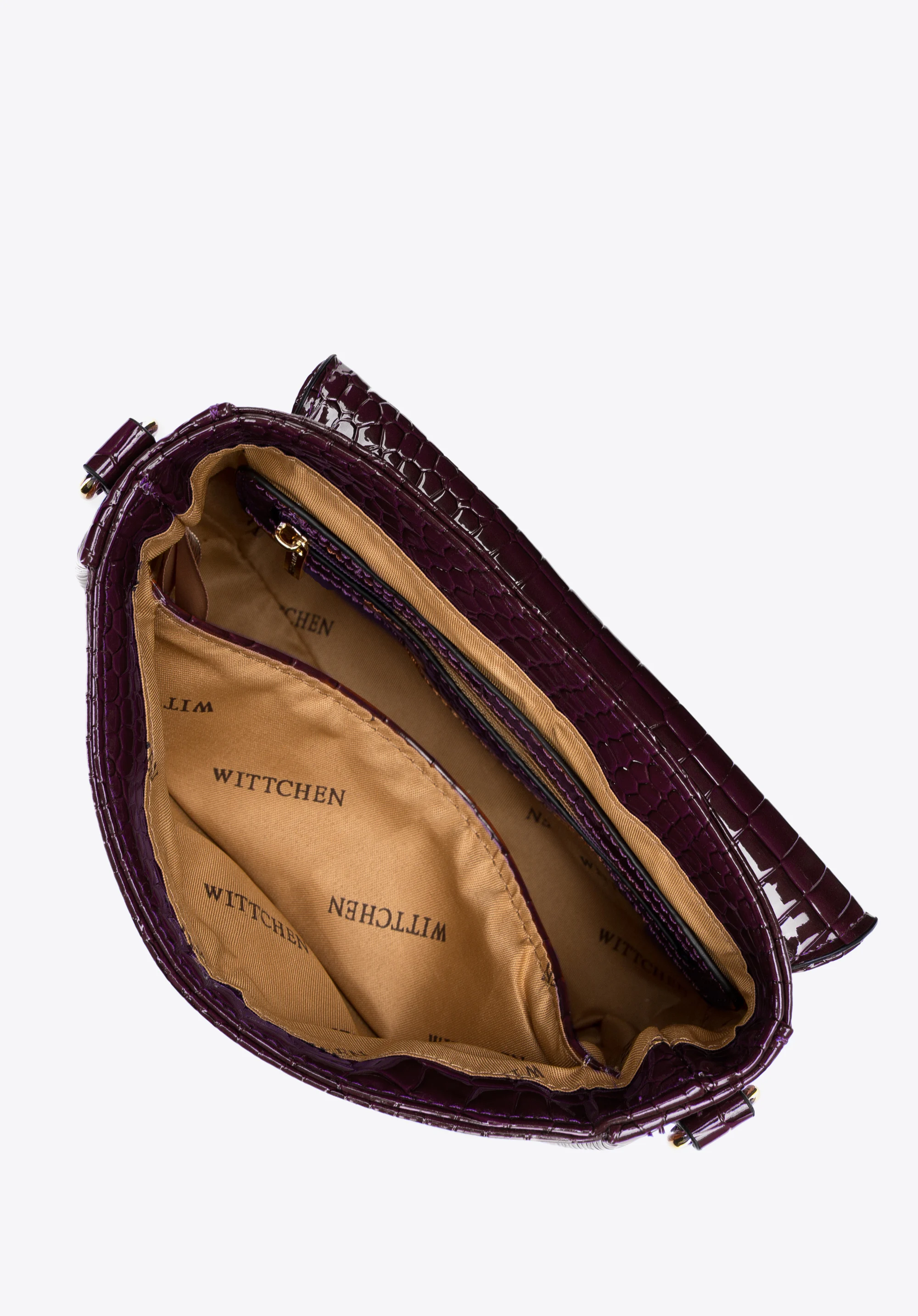 Damska minitorebka z rączką z koralików