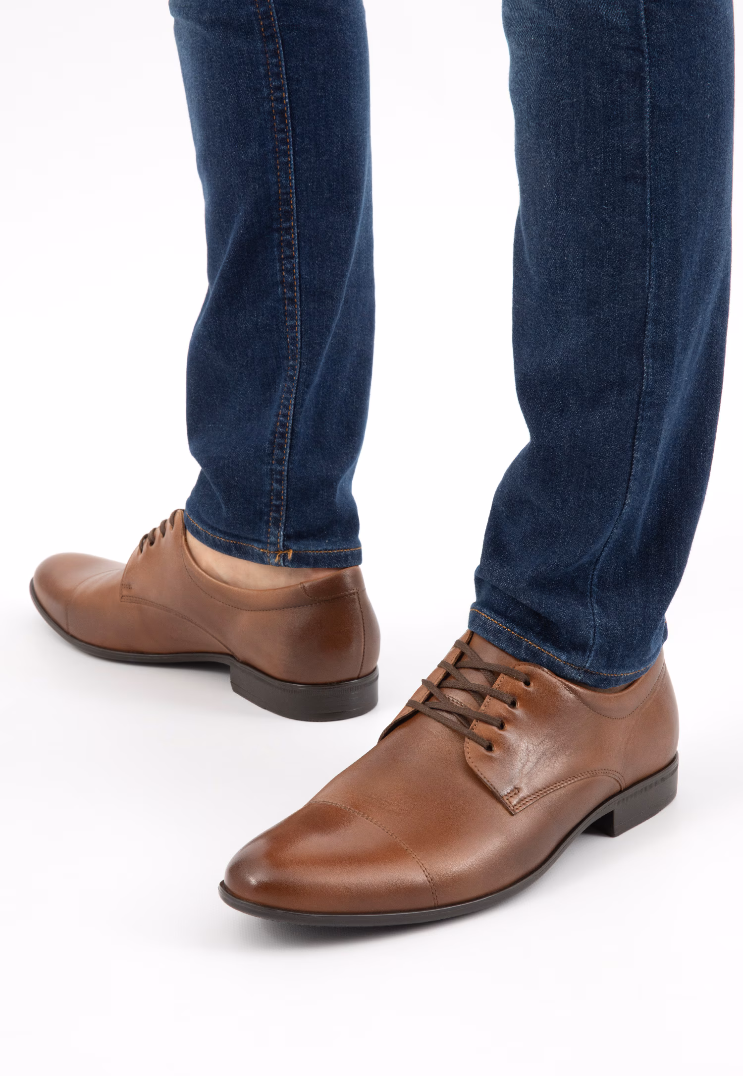 Czarne męskie półbuty