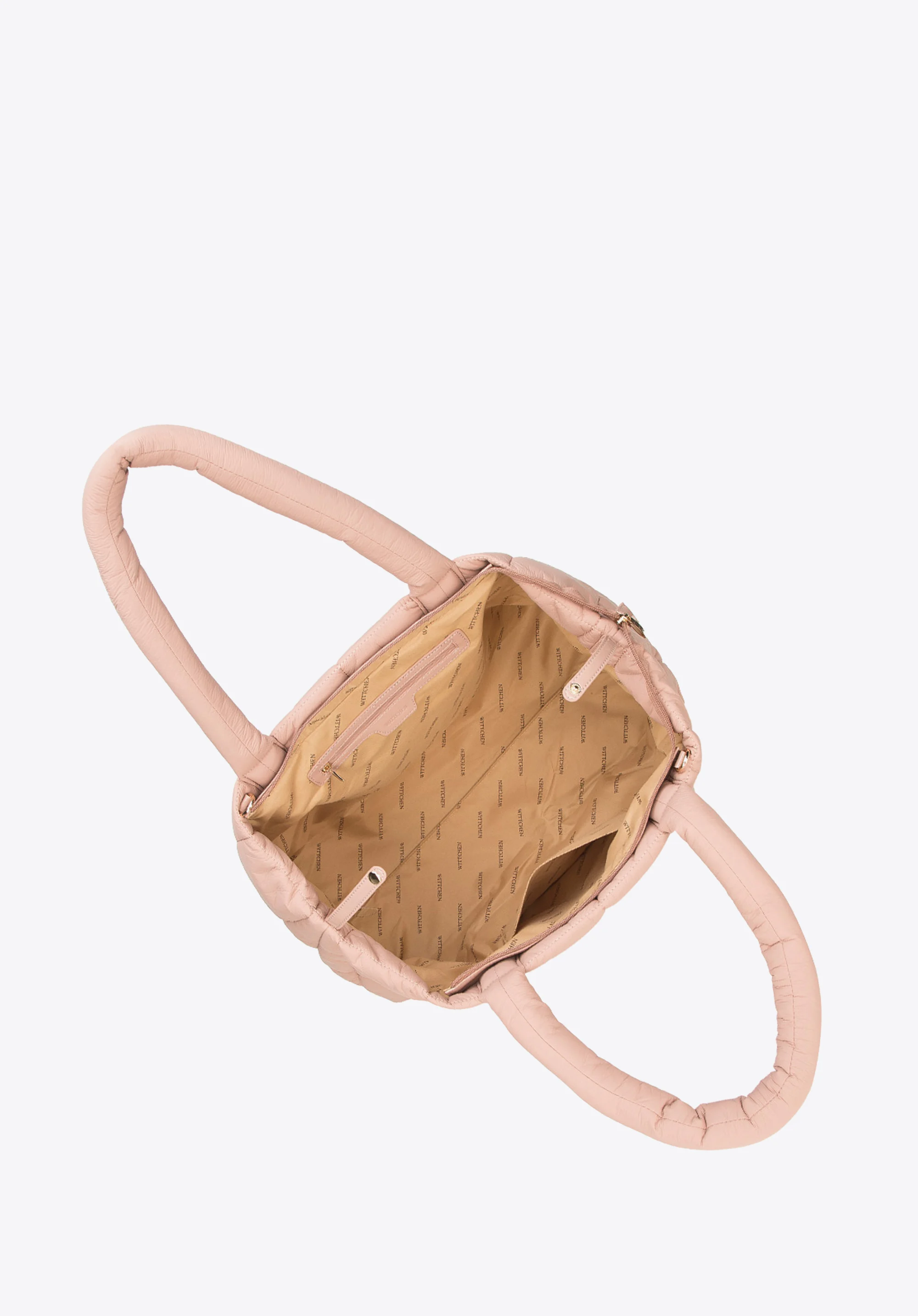 Torebka shopperka pikowana duża