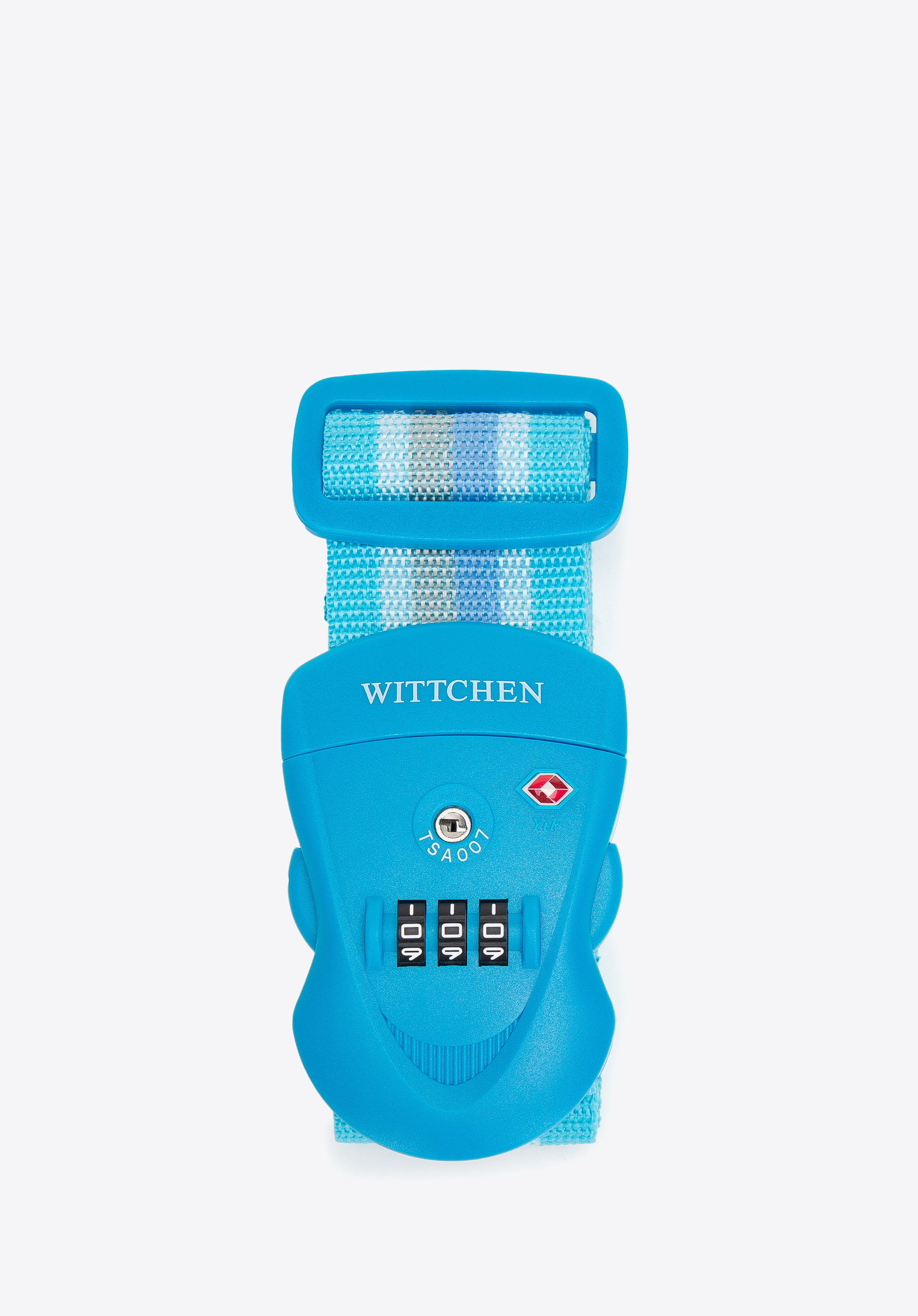 Pas zabezpieczający bagaż z zamkiem