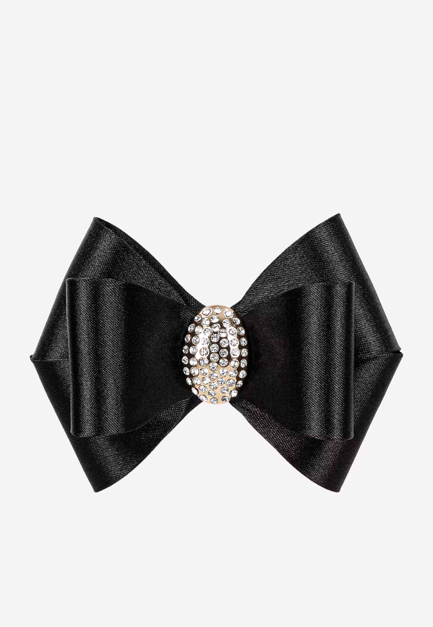 Eleganckie klipsy do obuwia z czarną kokardą