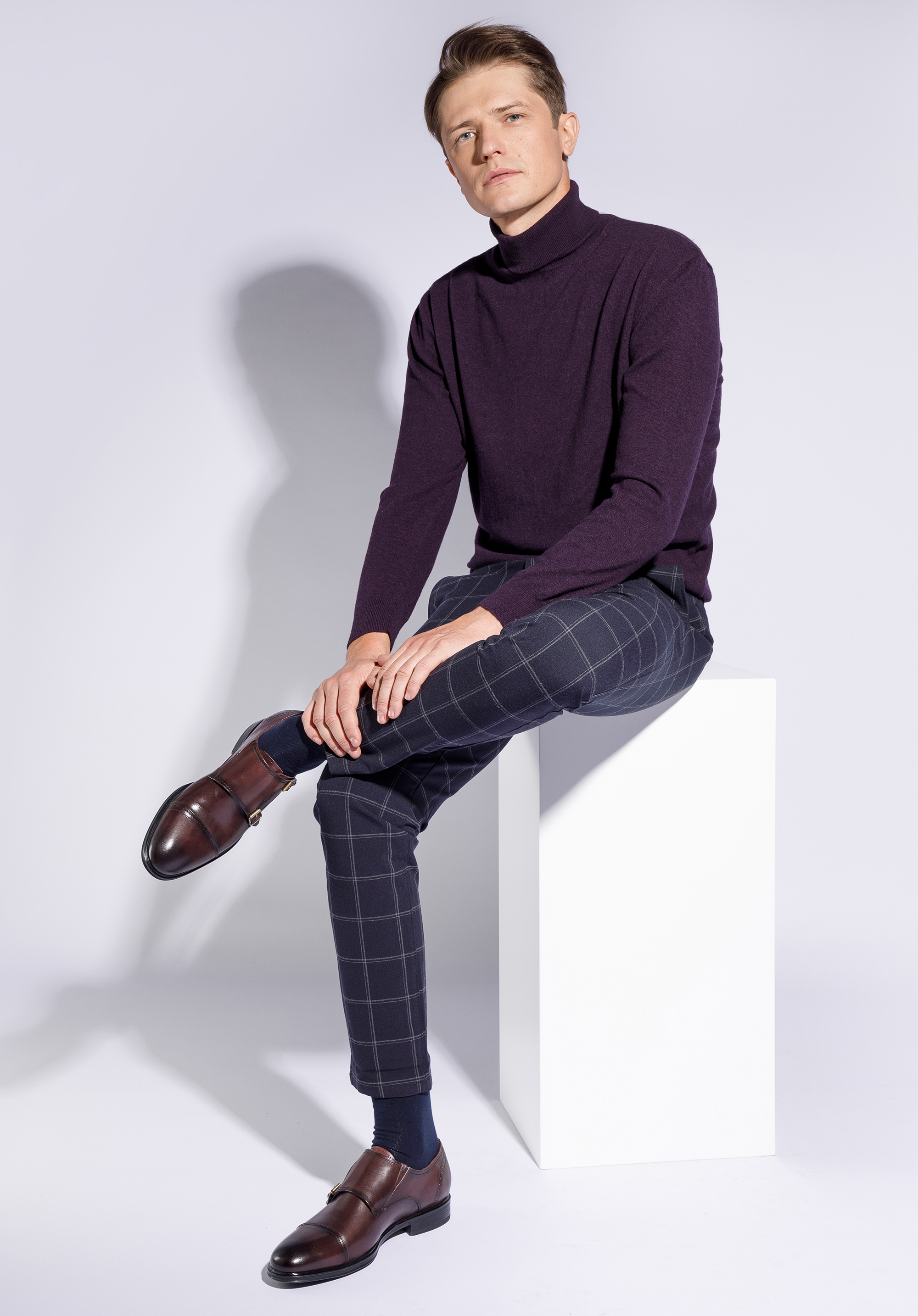 Męskie double monki klasyczne