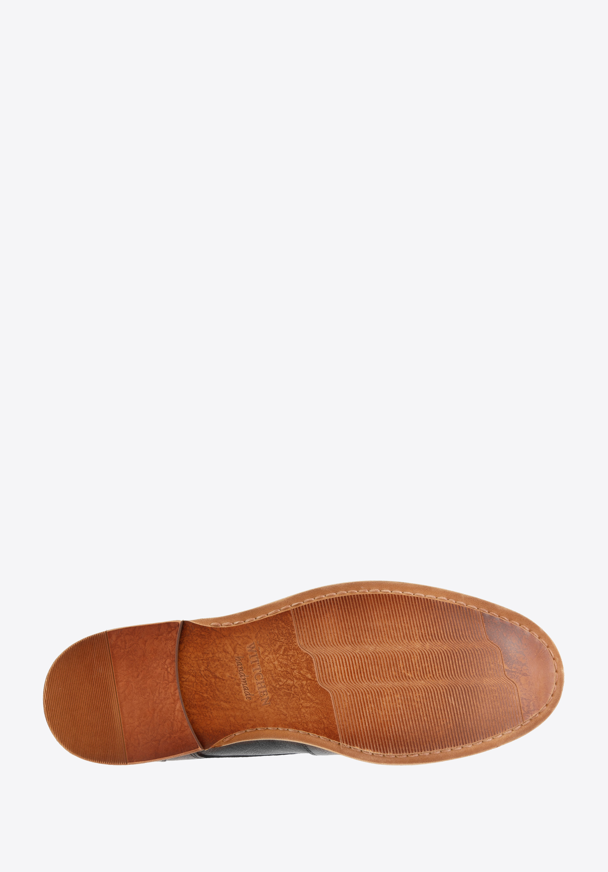 Męskie półbuty ze skóry w stylu retro